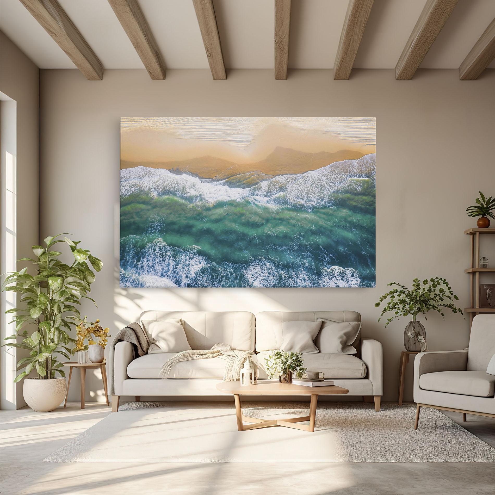 Leinwandbild Summer Wave mockup 6