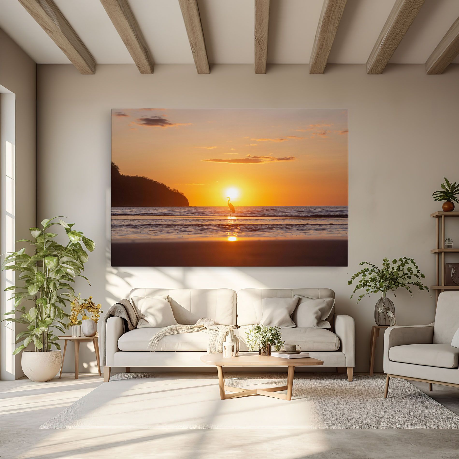 Sunset Bird Silhouette mockup 6