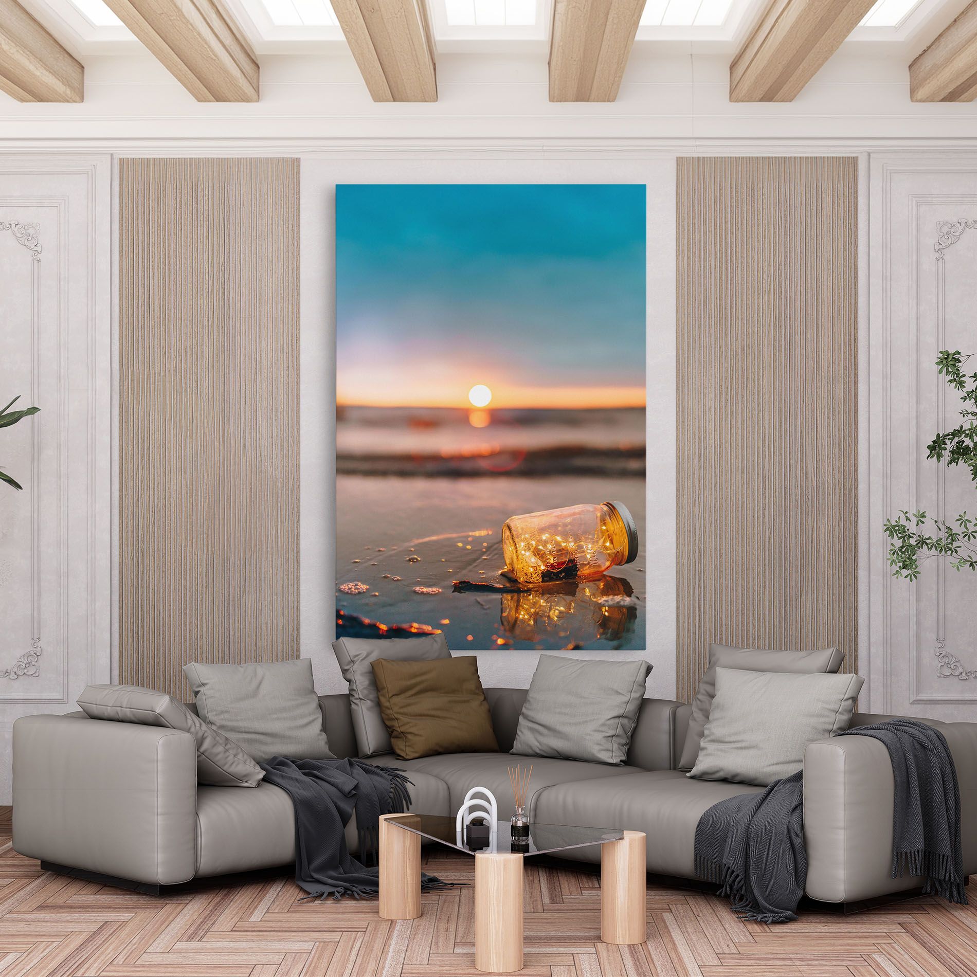 Jar With Lights mockup 6