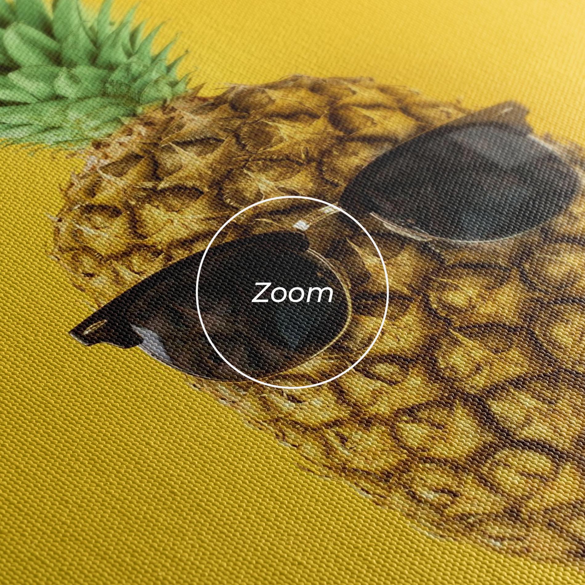 Leinwandbild Fresh Pineapple mockup 3