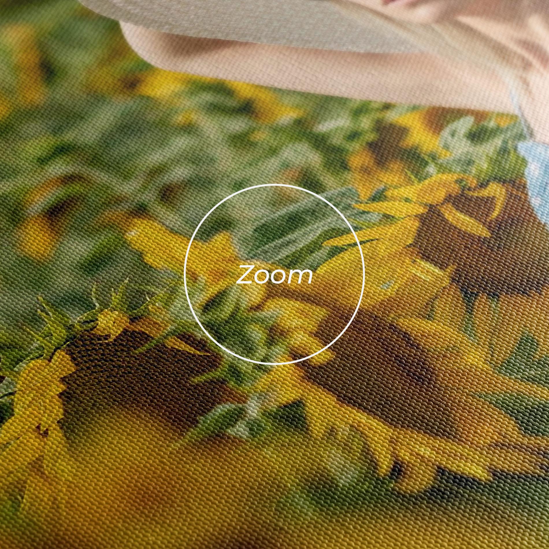 Leinwandbild Model Posing mockup 3