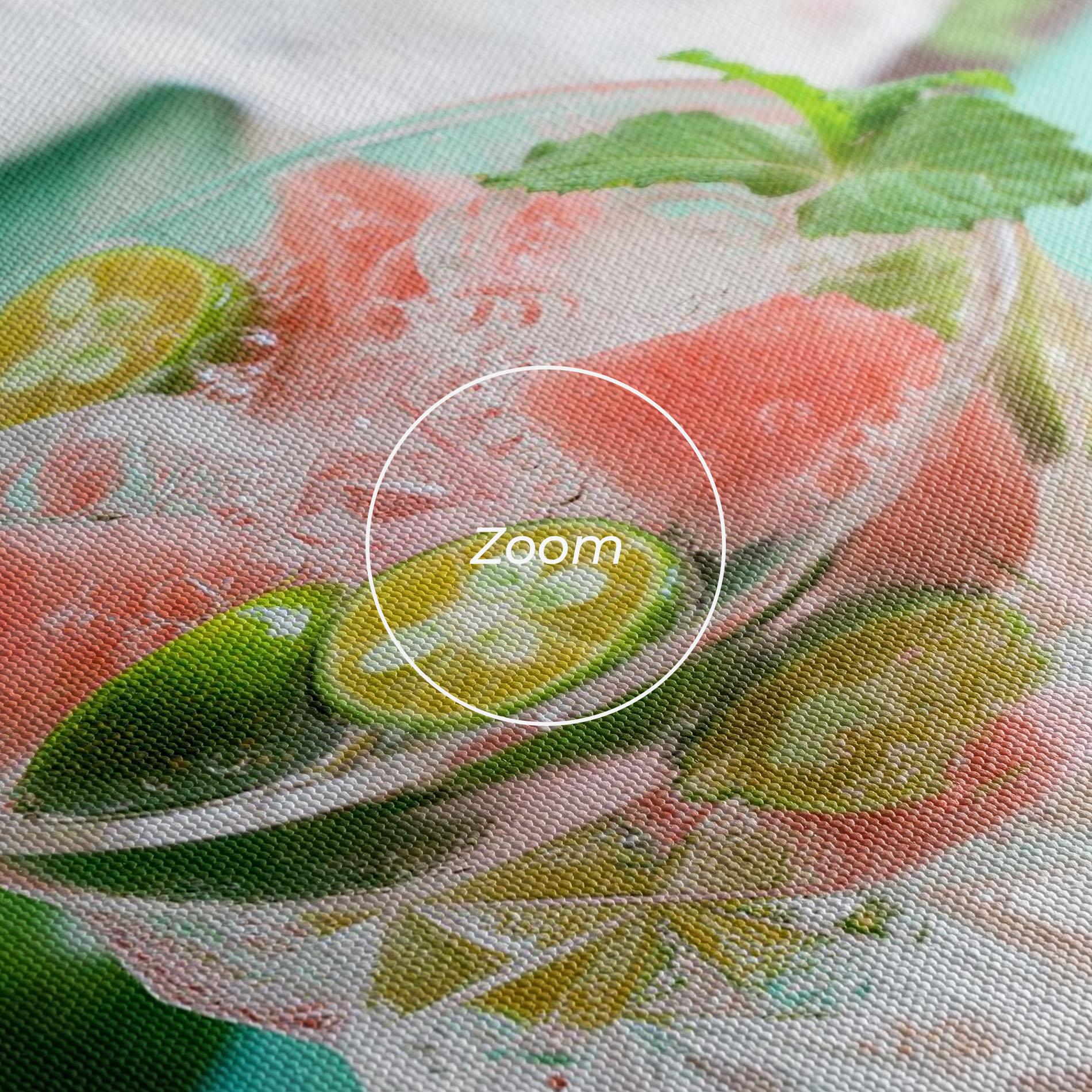 Leinwandbild Summer Drink mockup 3