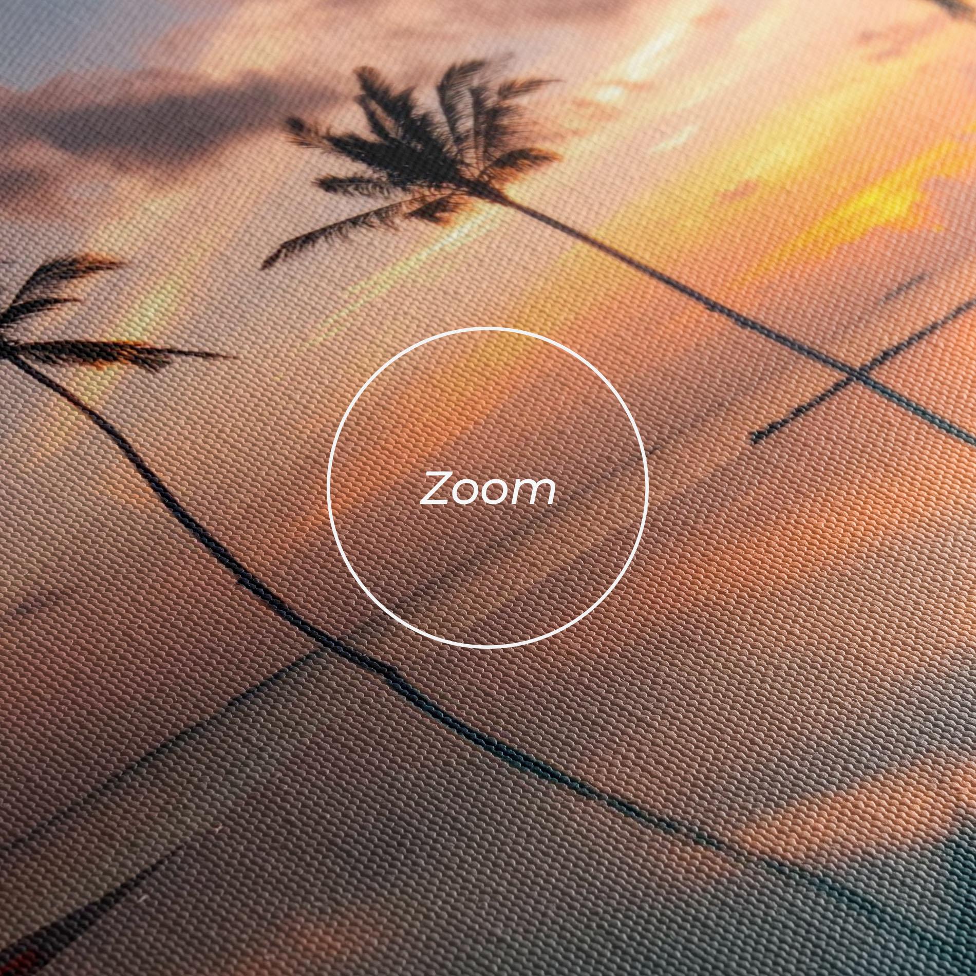 Leinwandbild Tropical Beach mockup 3