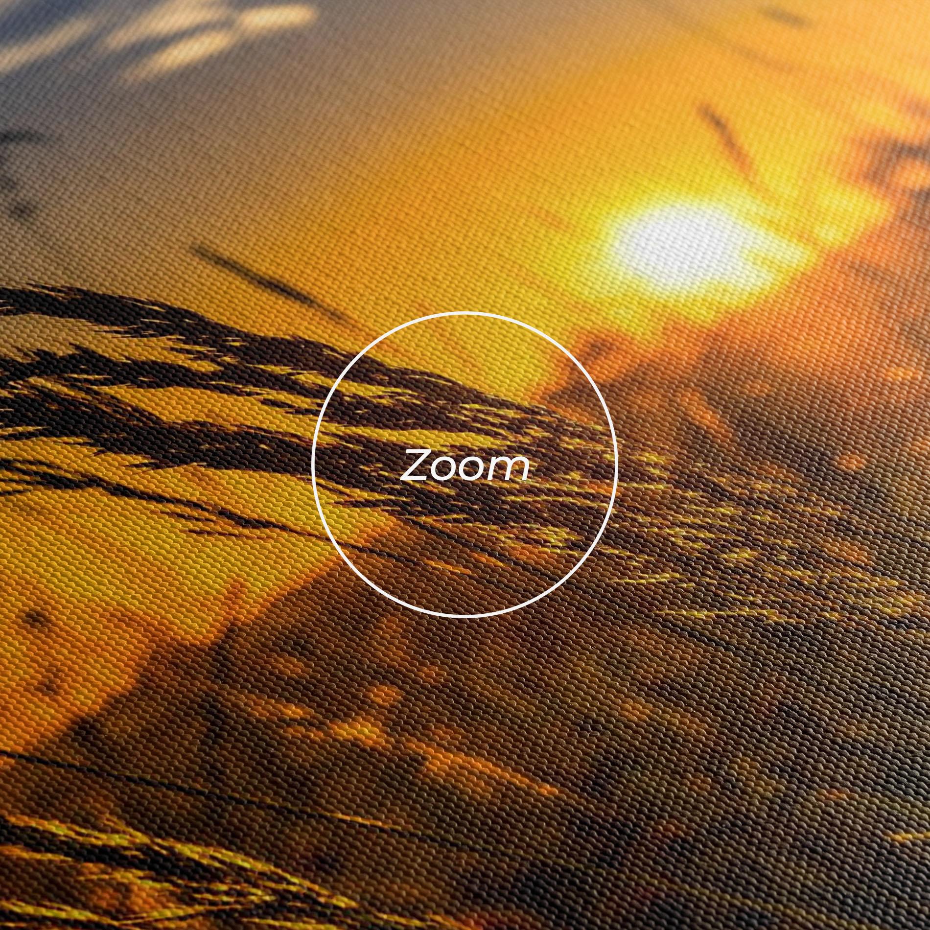 Leinwandbild Wheat Sunset mockup 3