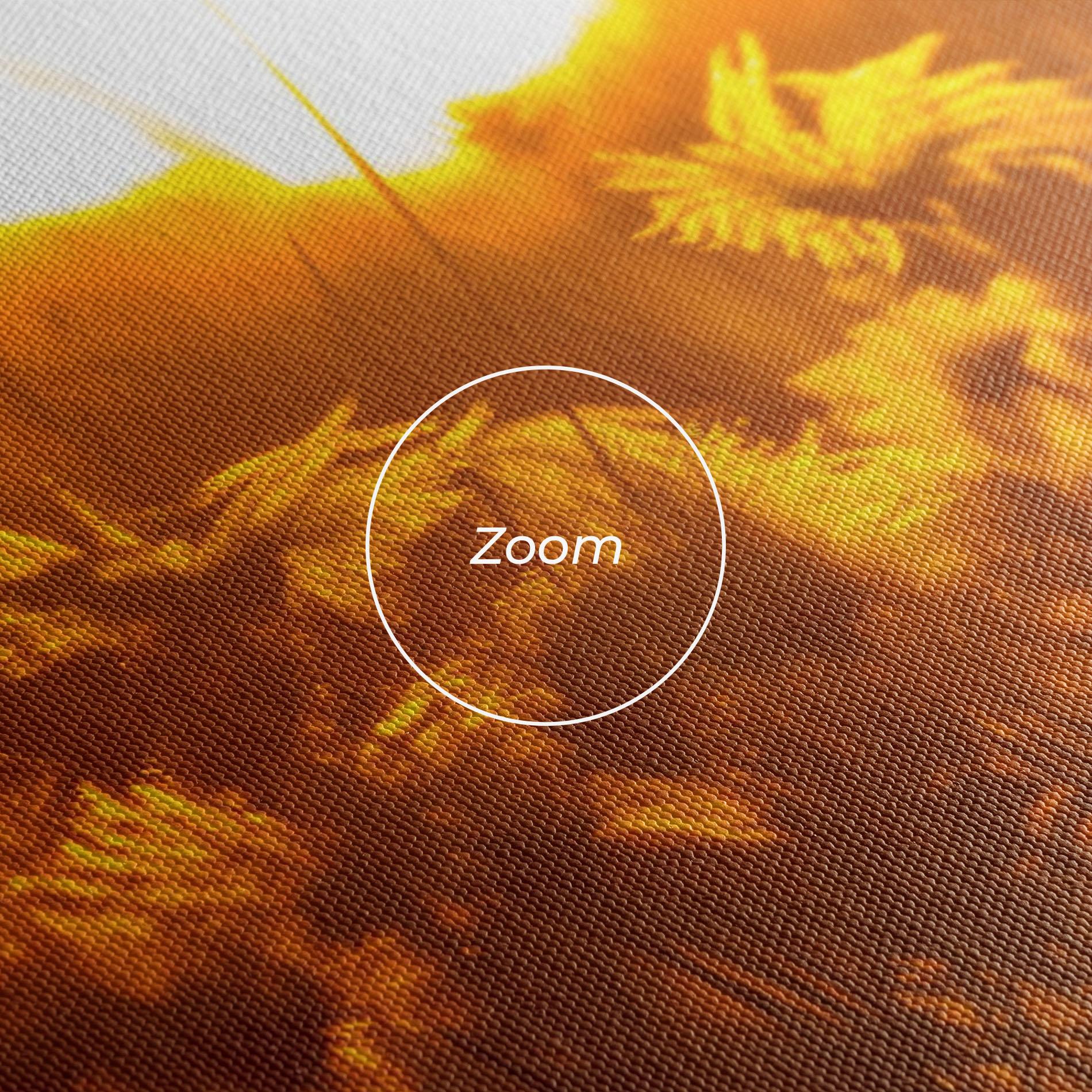 Leinwandbild Wildflowers mockup 3