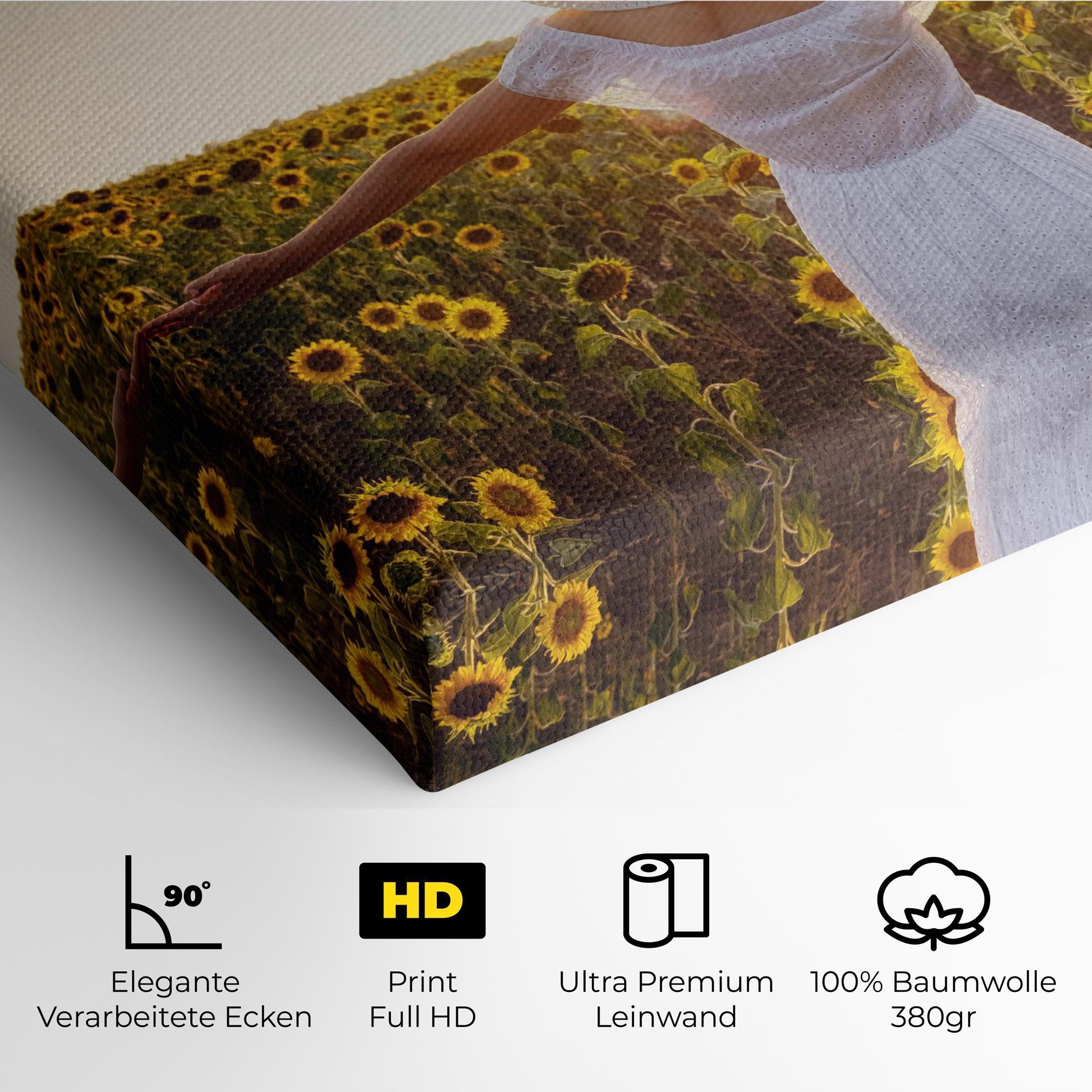 Leinwandbild Girl In Nature mockup 4