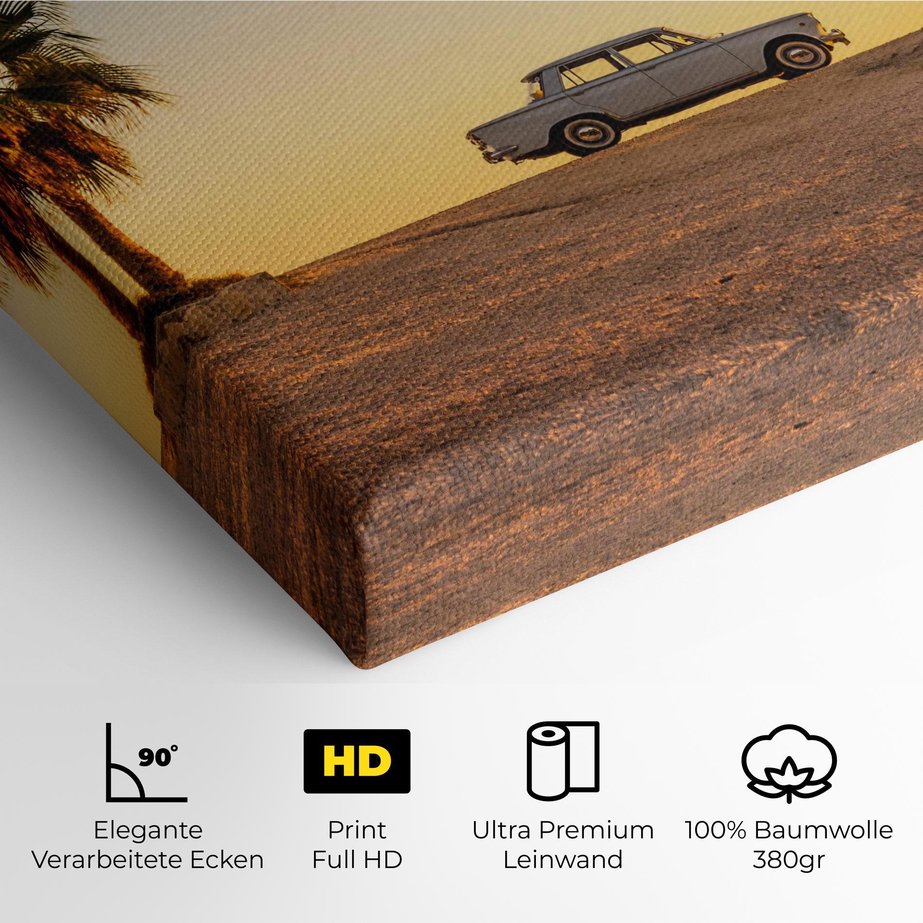 Leinwandbild Summer Car mockup 4