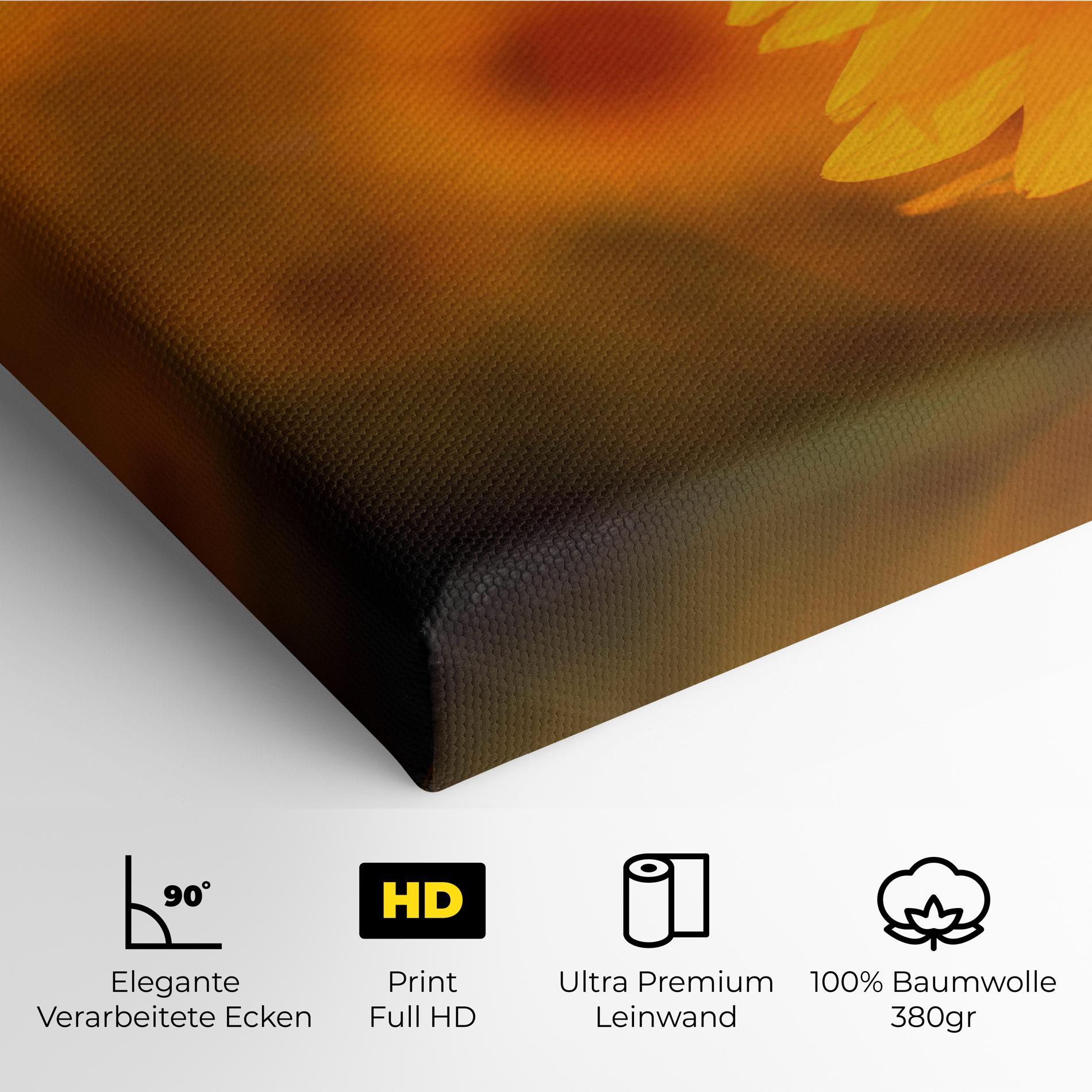 Leinwandbild Sunflower mockup 4