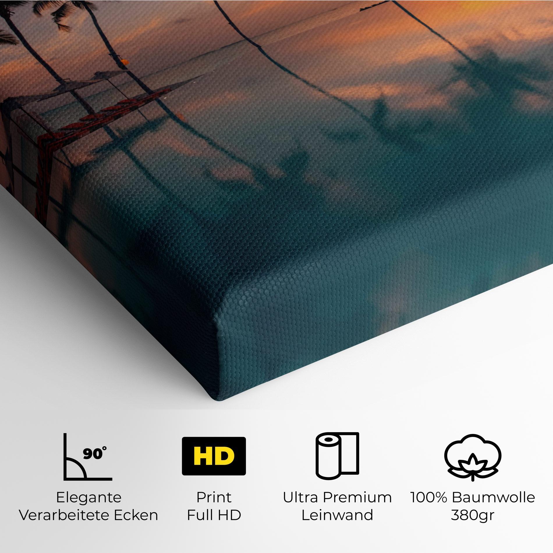 Leinwandbild Tropical Beach mockup 4