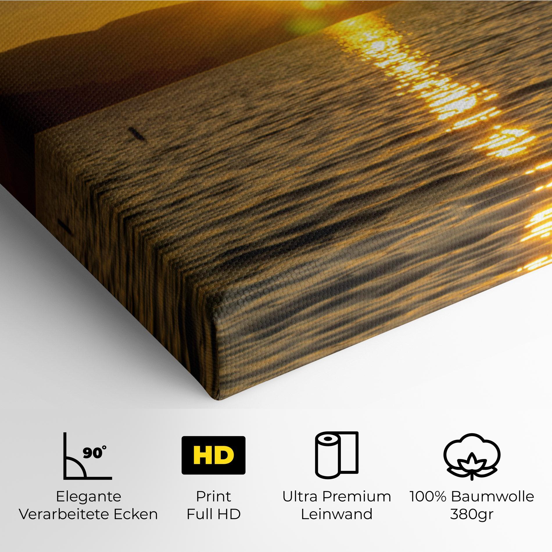 Leinwandbild Yellow Sunrise mockup 4