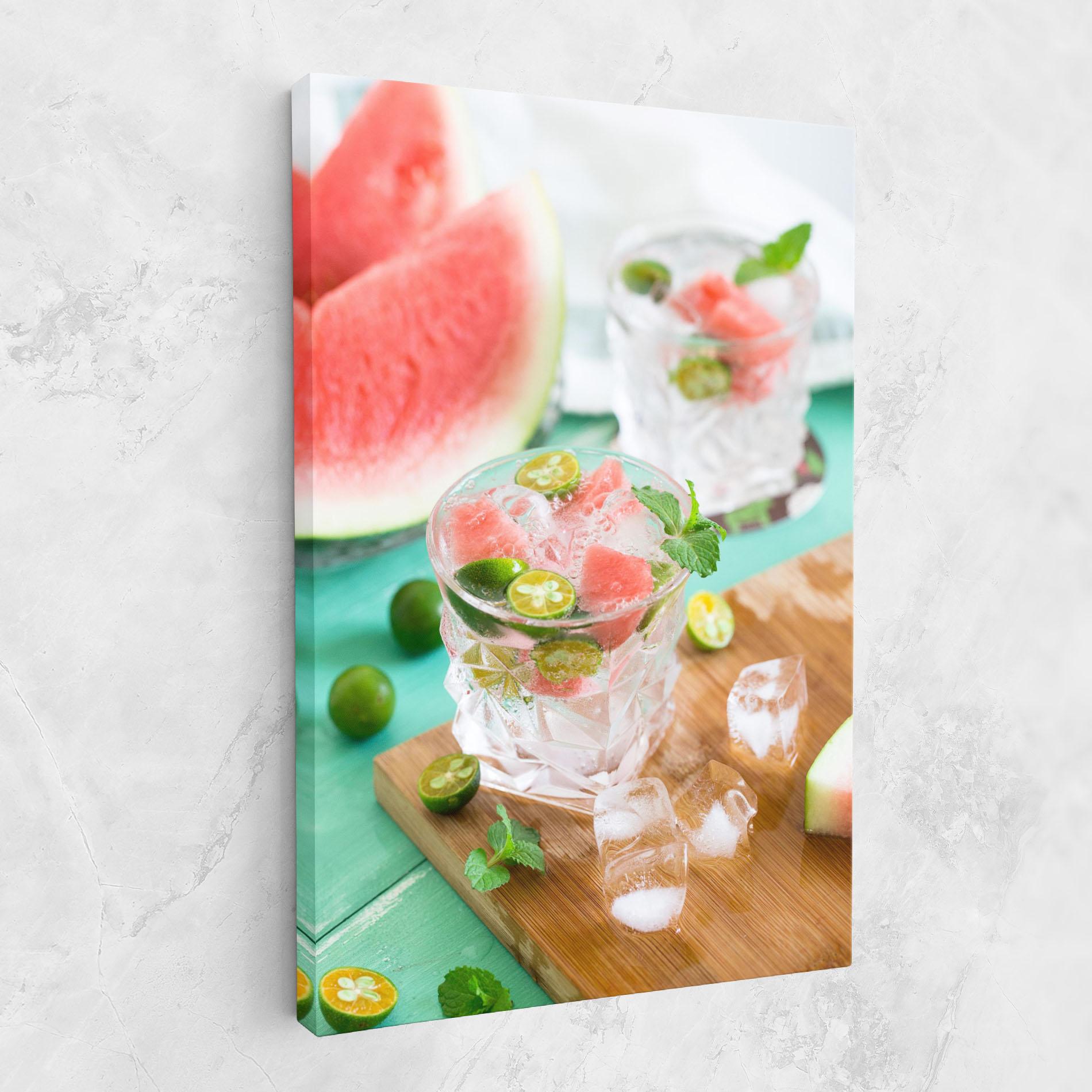 Leinwandbild Summer Drink mockup 1