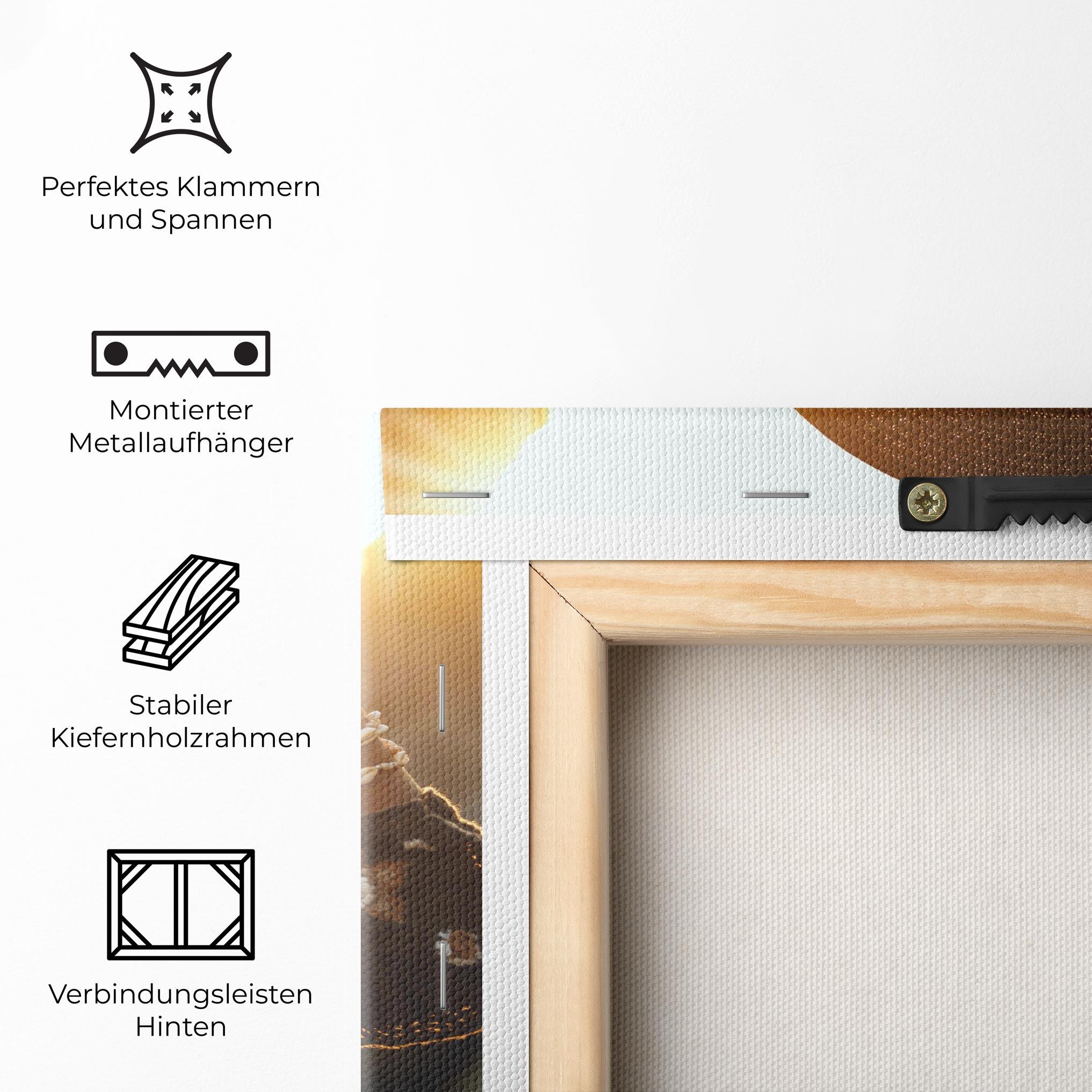 Leinwandbild Enjoying Sunset mockup 5