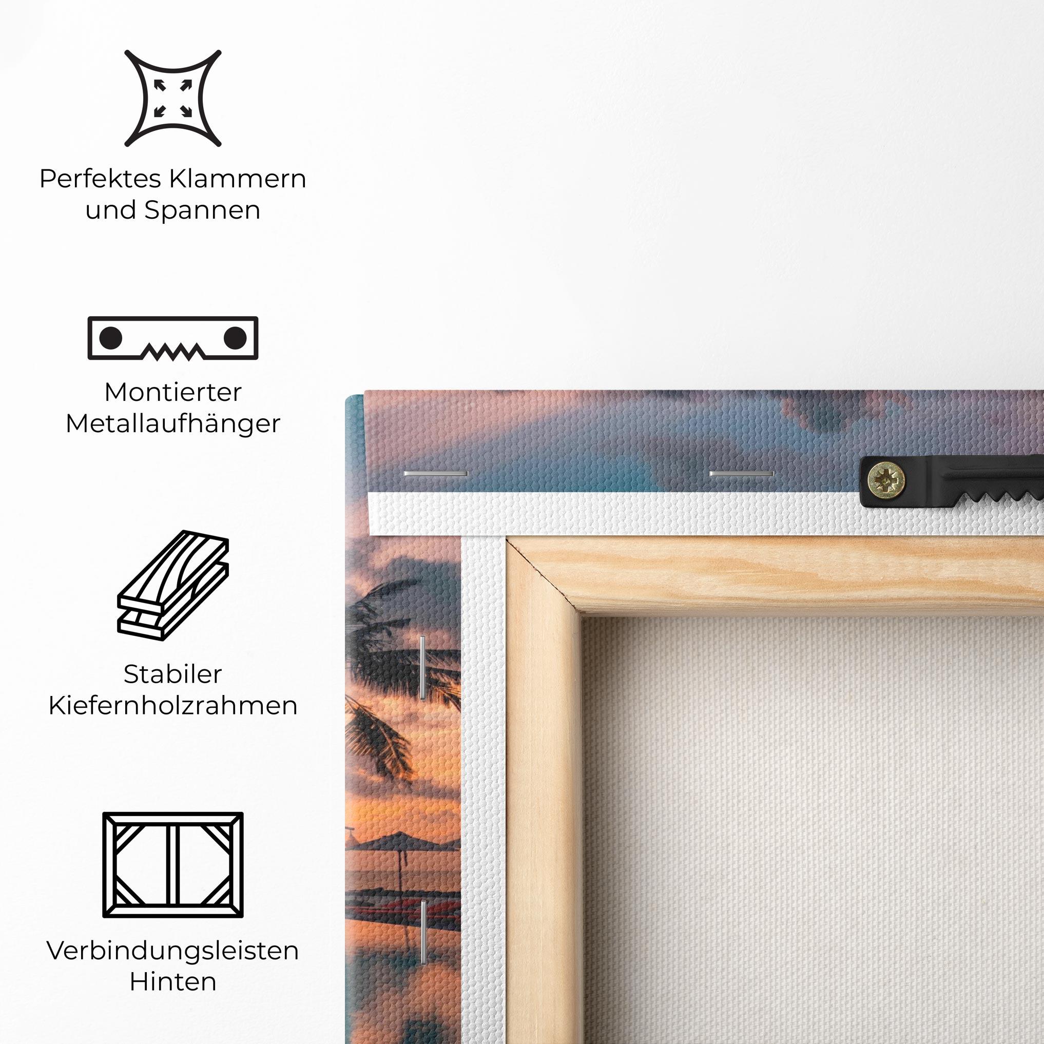Leinwandbild Tropical Beach mockup 5