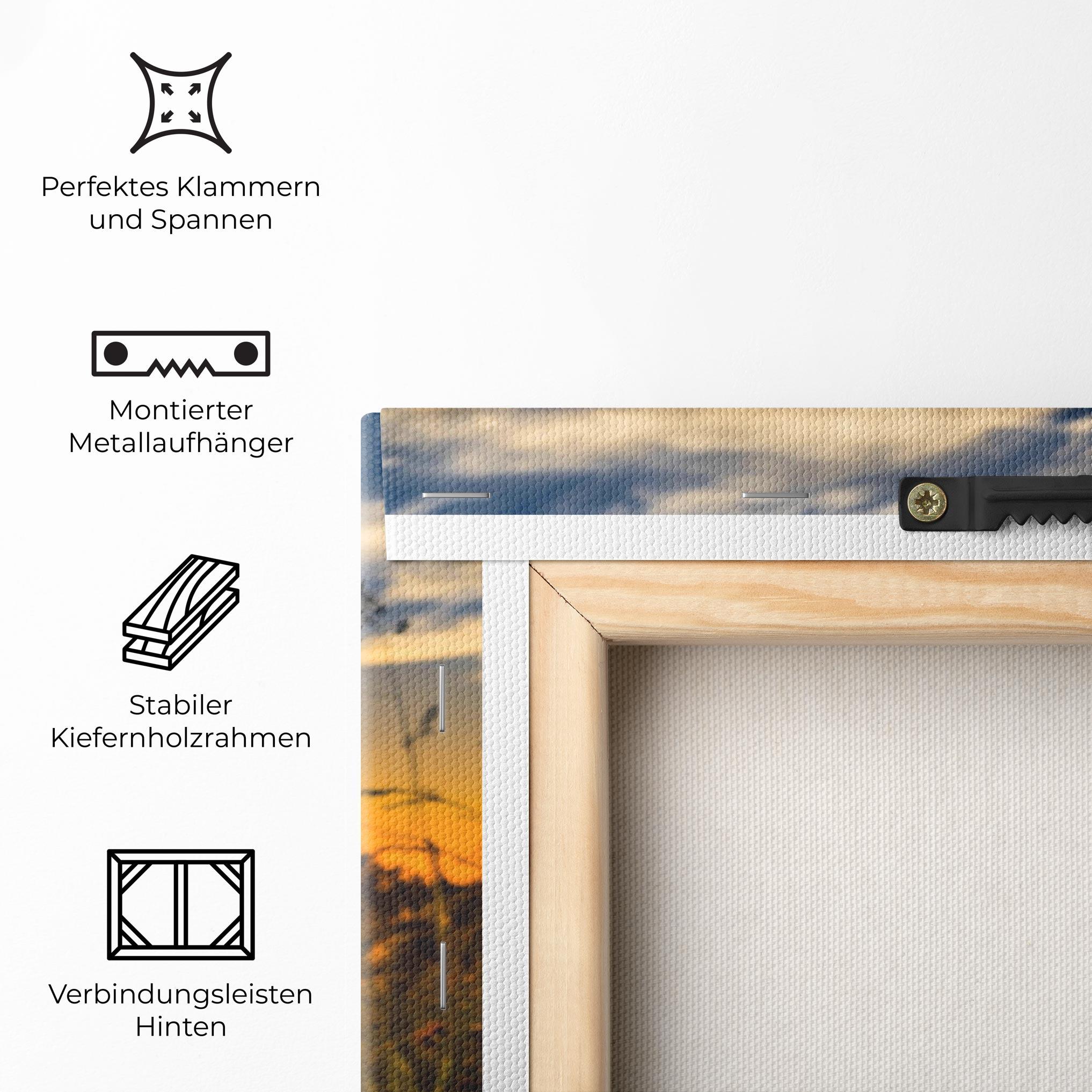 Leinwandbild Wheat Sunset mockup 5