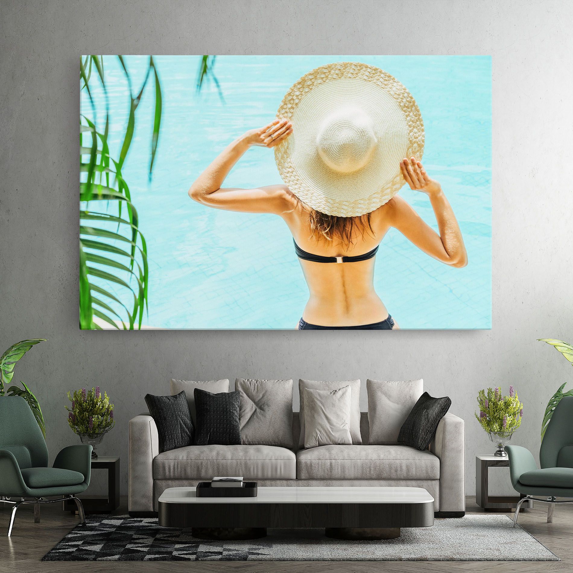 Enjoying Swimming Pool mockup 7