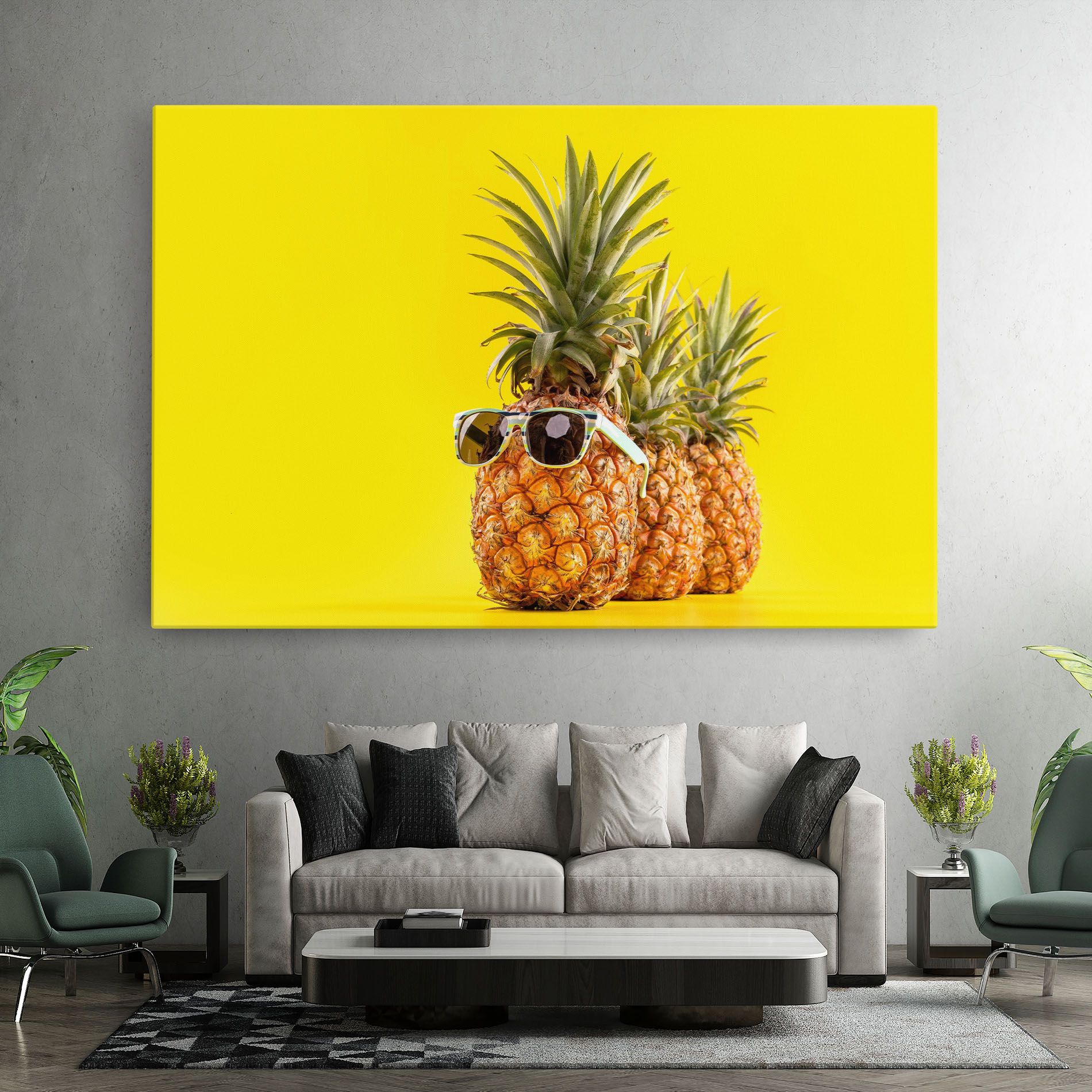 Pineapple Looking Up mockup 7