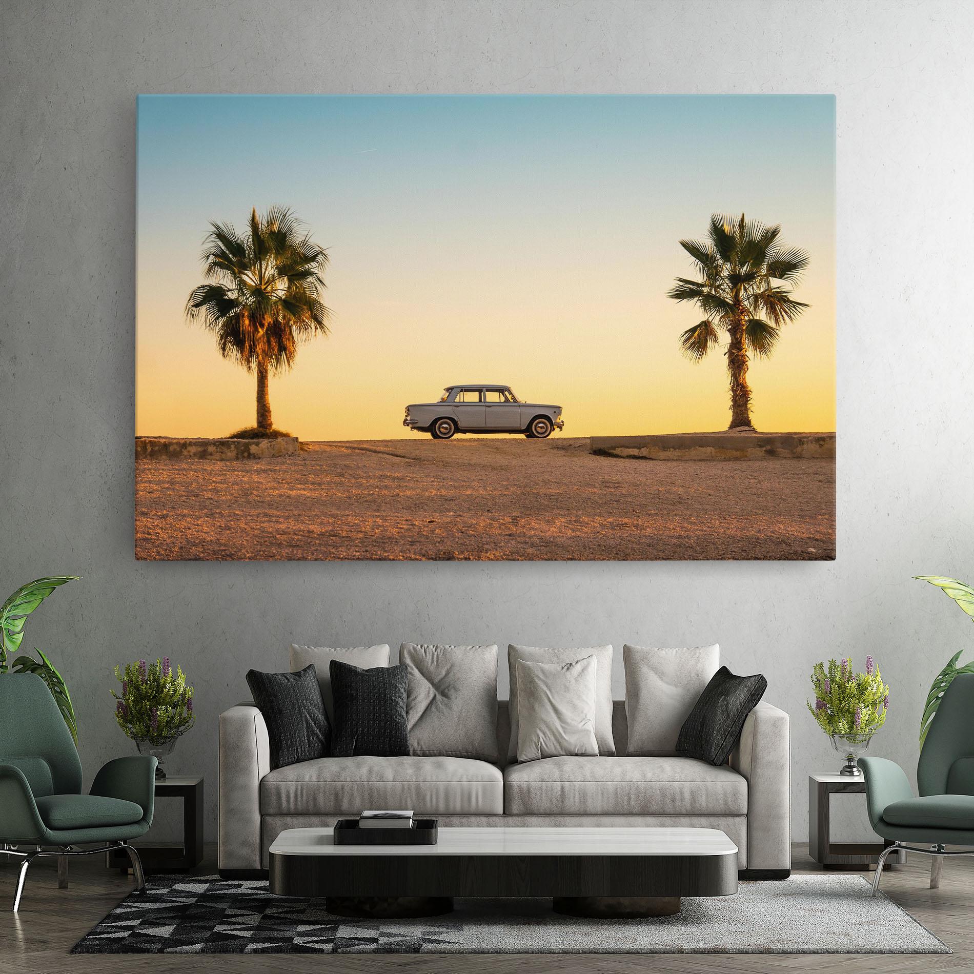 Leinwandbild Summer Car mockup 7