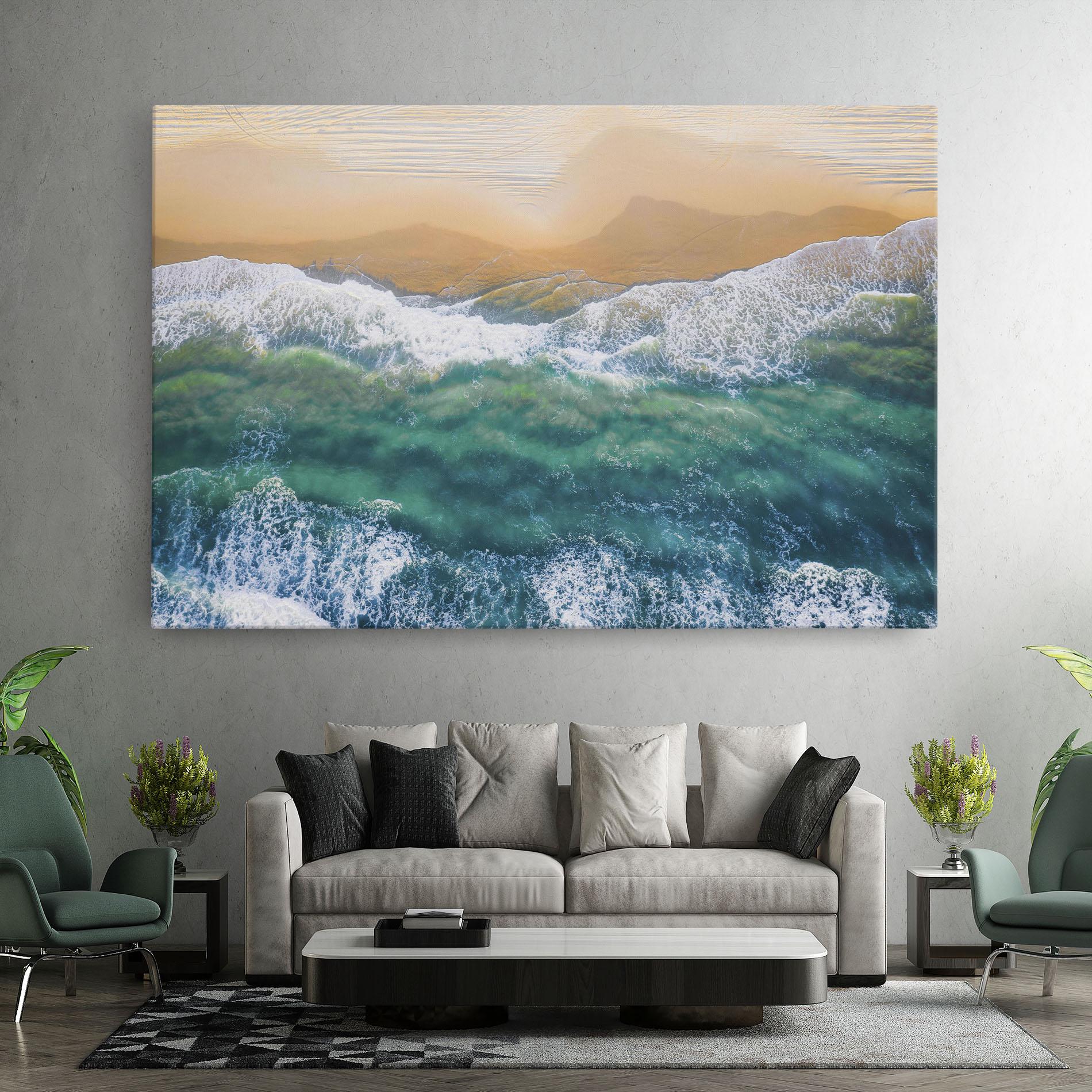 Leinwandbild Summer Wave mockup 7