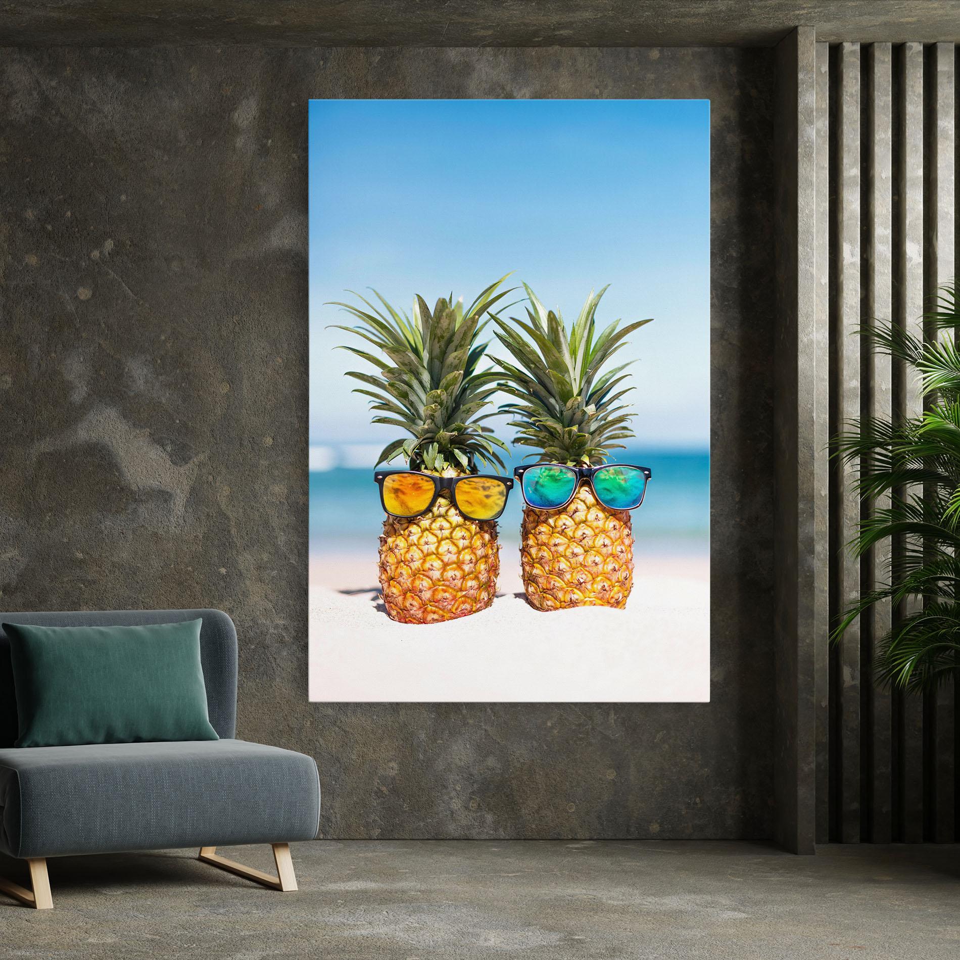 Leinwandbild Trendy Sunglasses mockup 7