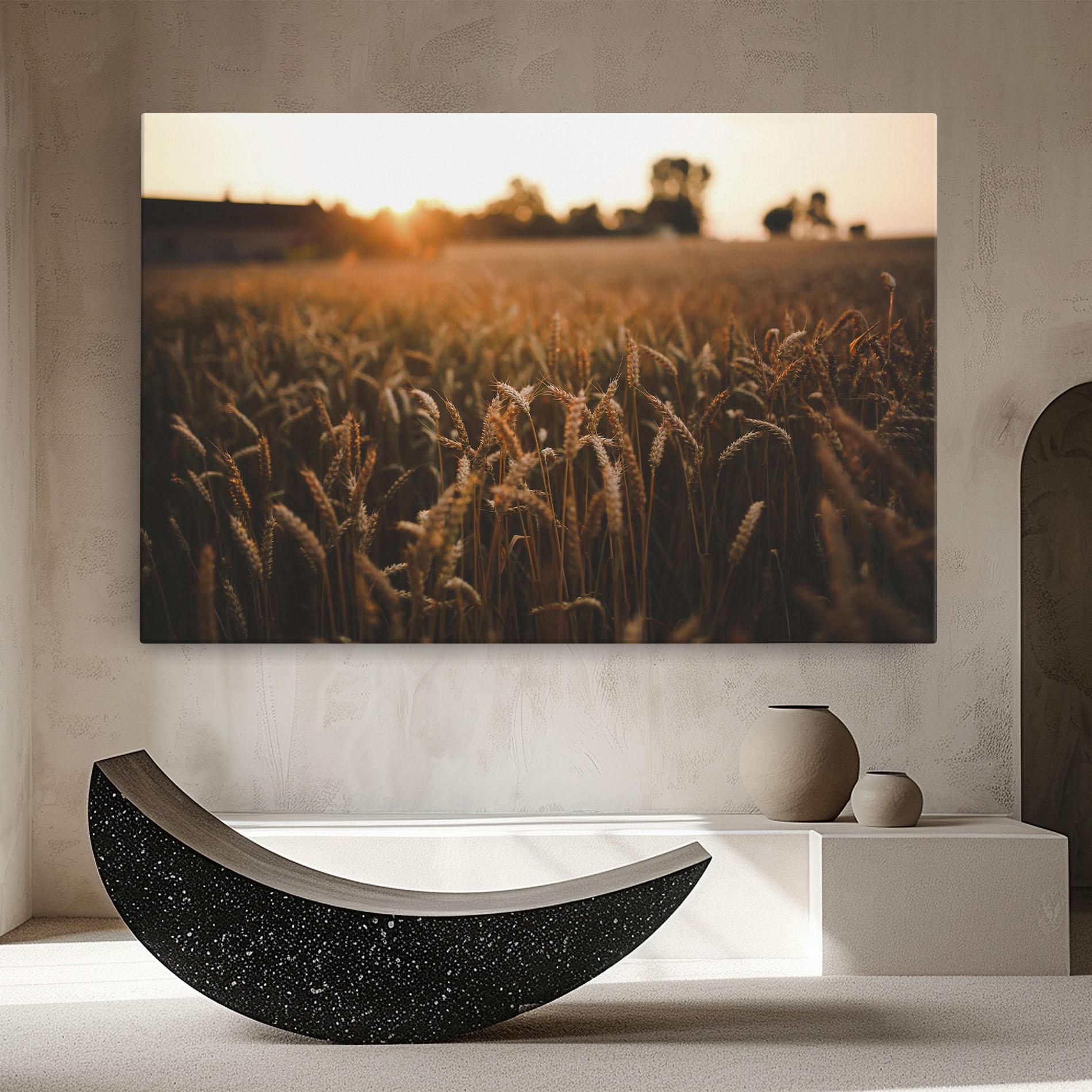 Leinwandbild Summer Field mockup 8