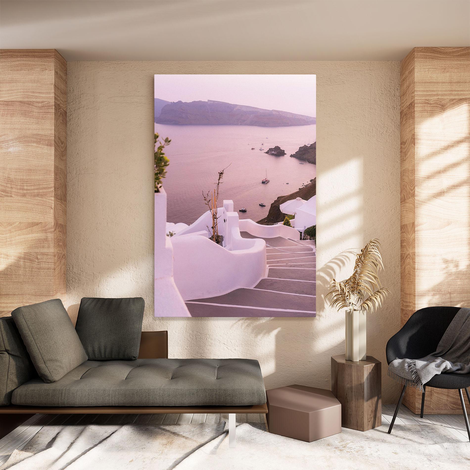 Leinwandbild Grece Strairs mockup 8