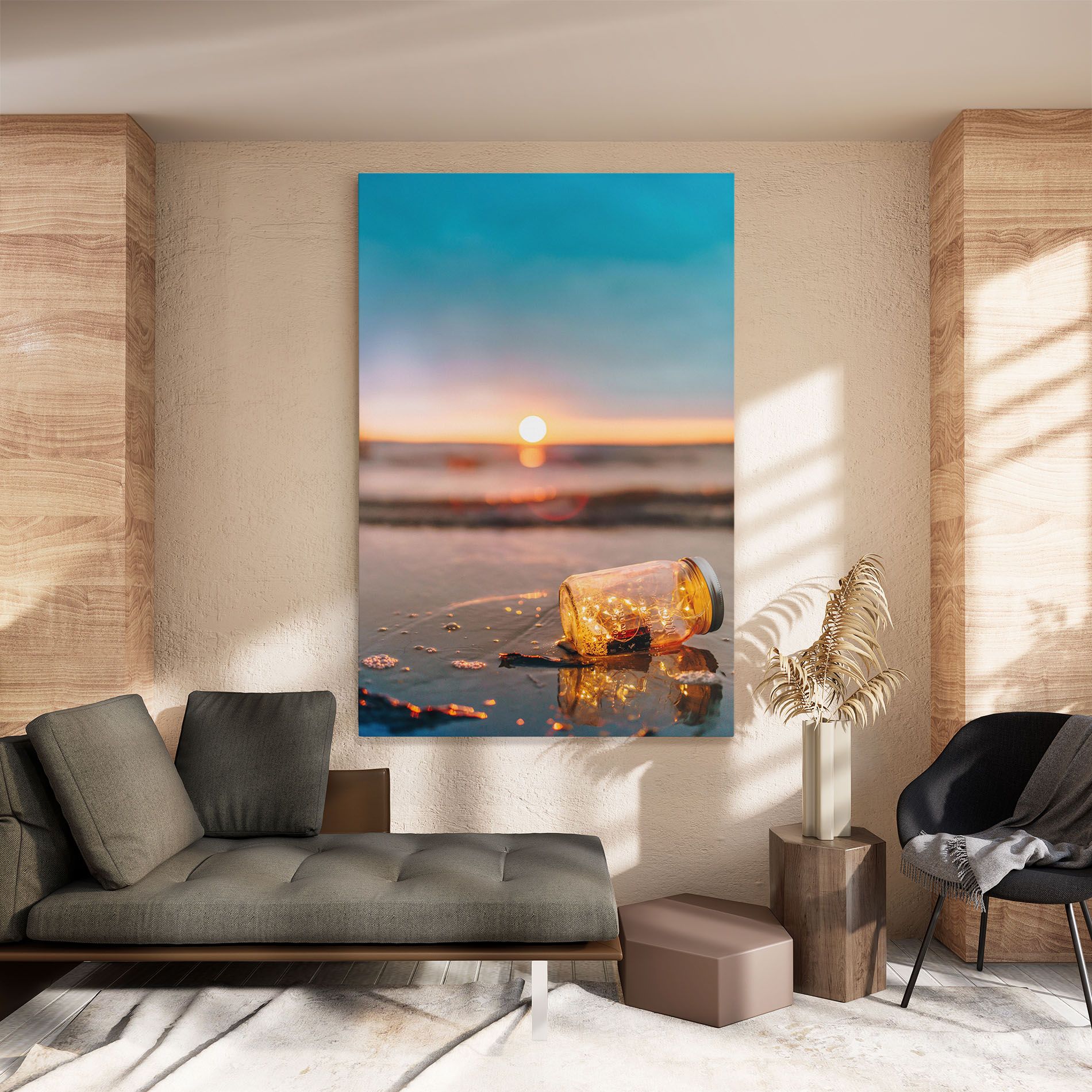 Jar With Lights mockup 8