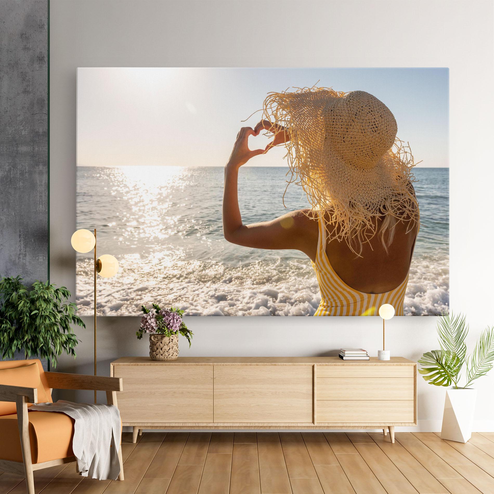 Leinwandbild Heart Symbol mockup 9