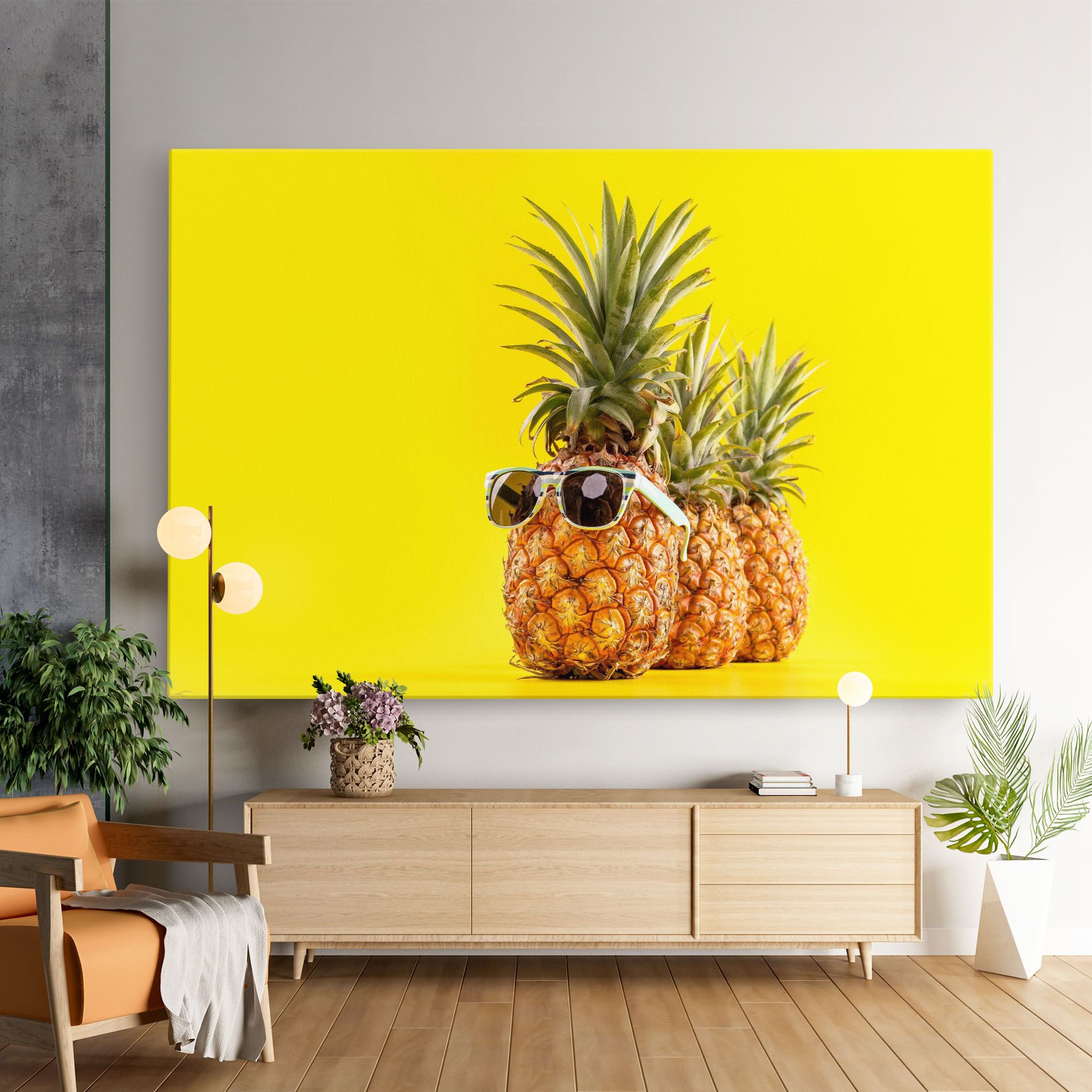 Pineapple Looking Up mockup 9