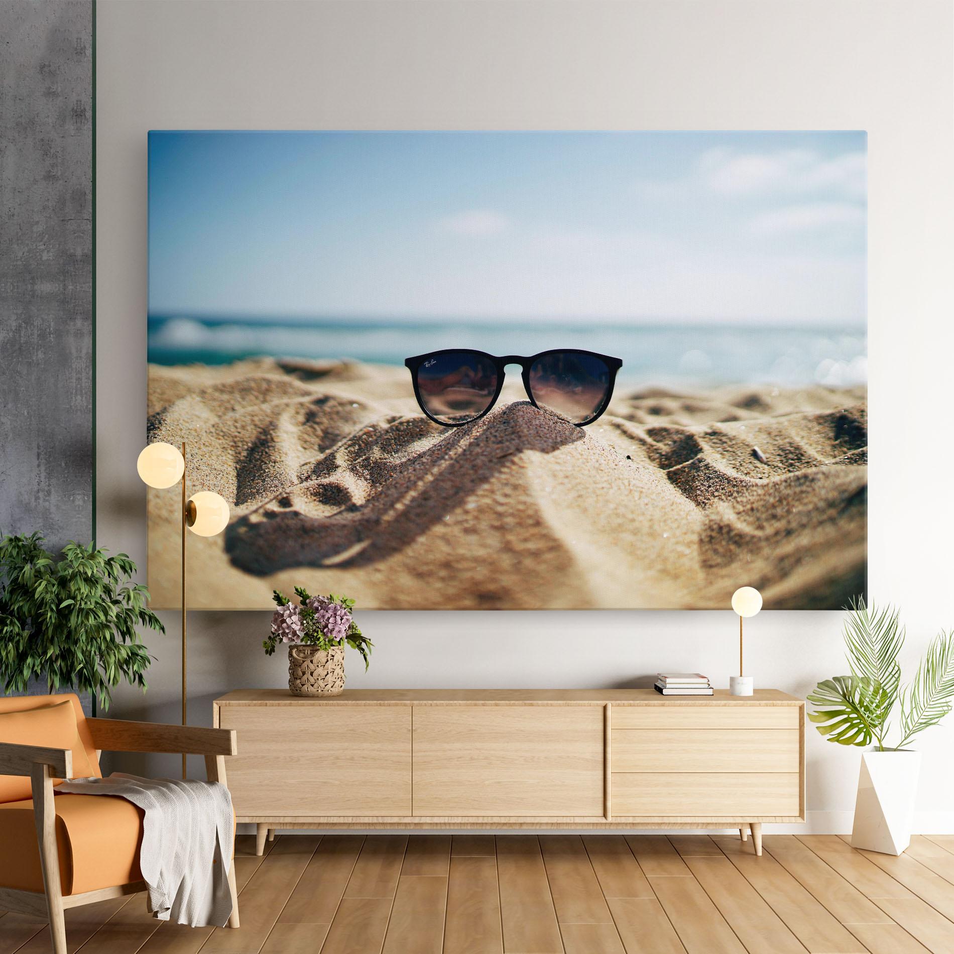 Leinwandbild Sand Glasses mockup 9