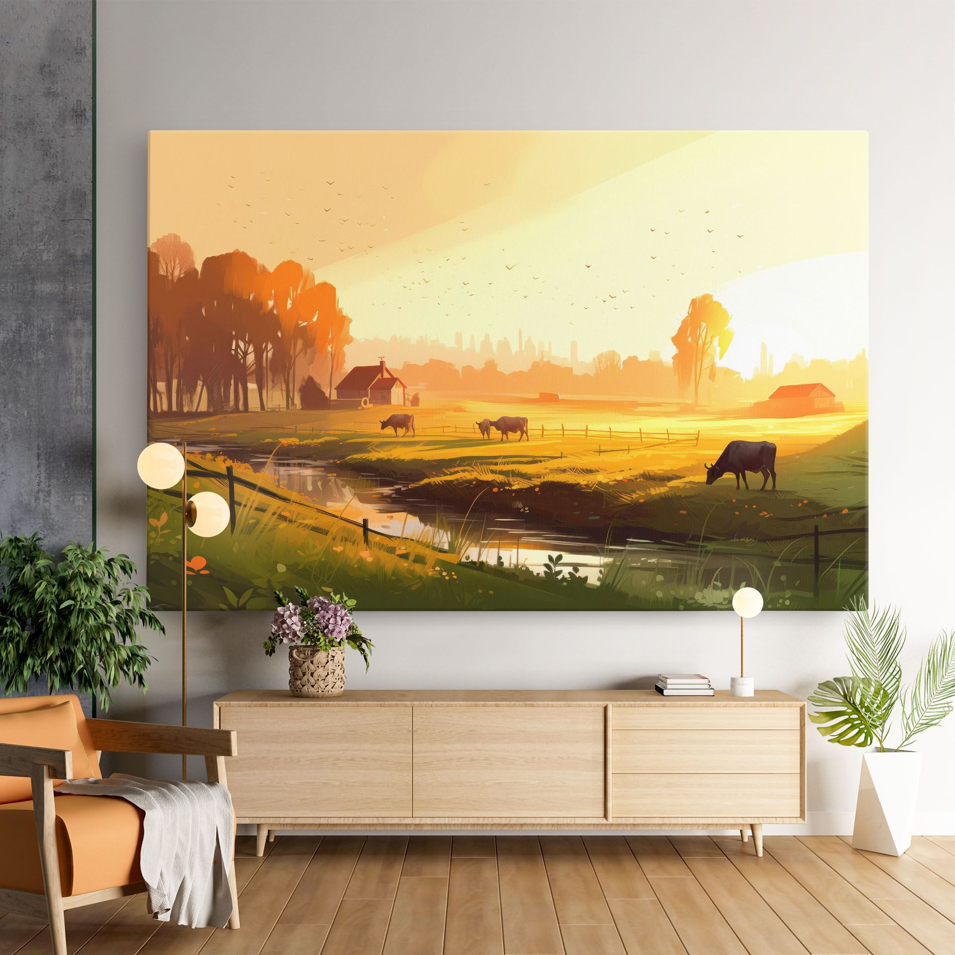 Sunlight Cows mockup 9
