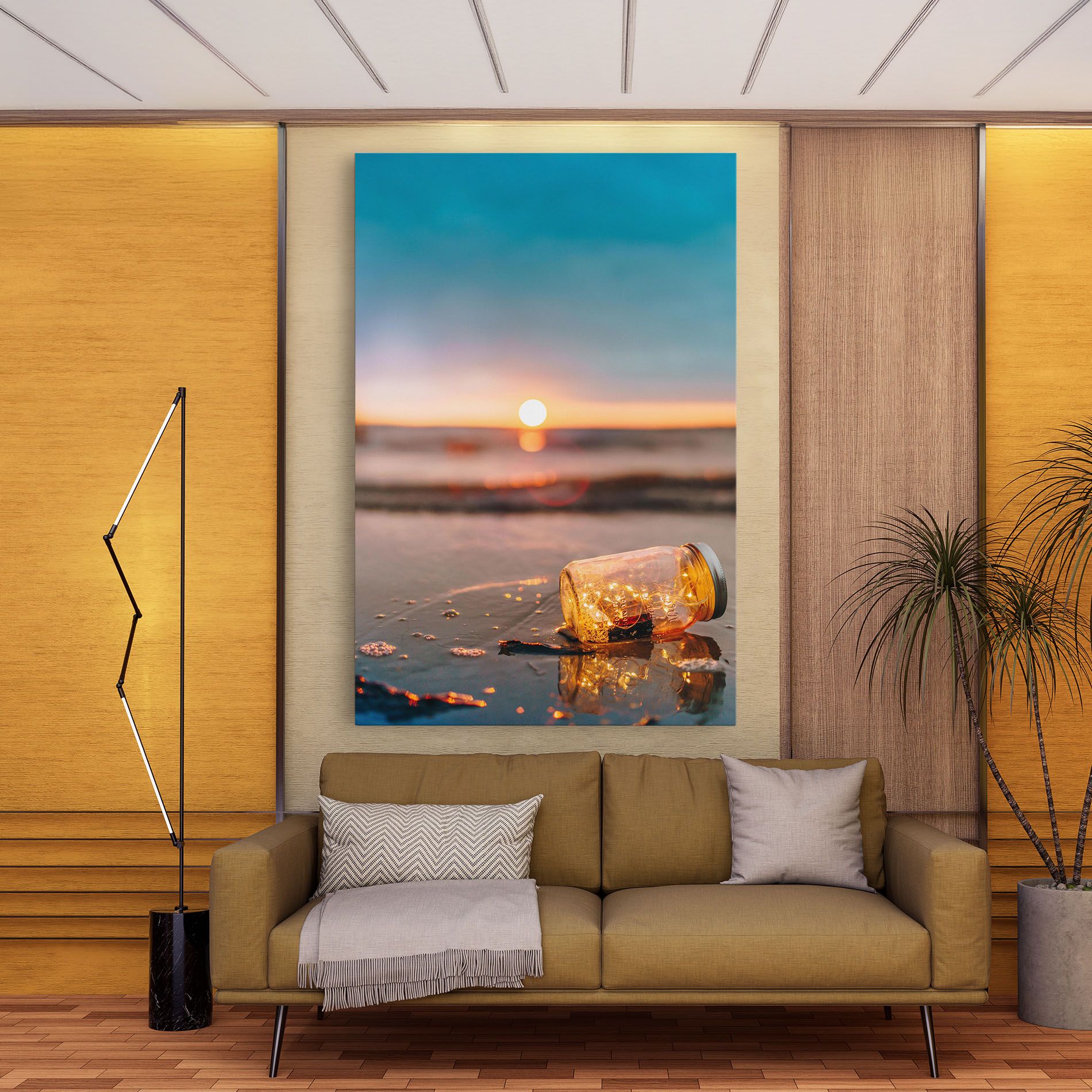 Jar With Lights mockup 9