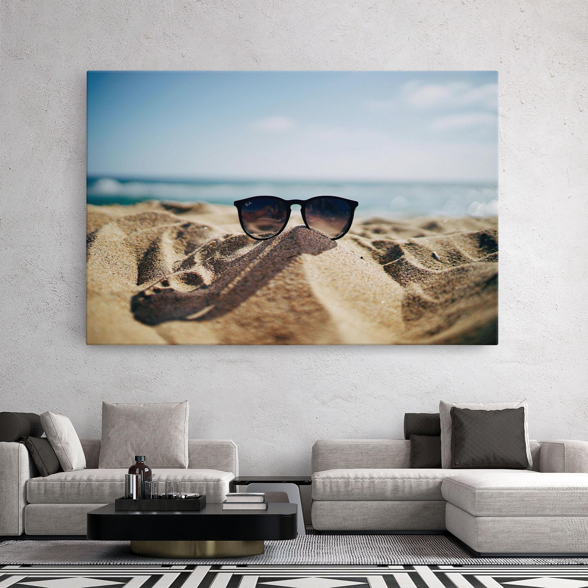 Leinwandbild Sand Glasses mockup 2