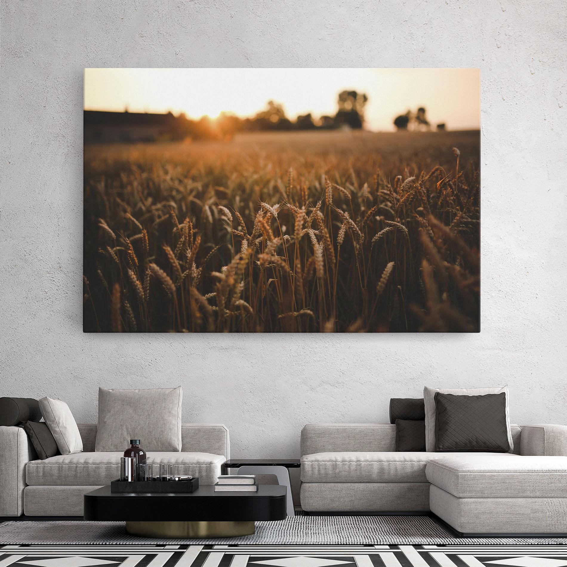 Leinwandbild Summer Field mockup 2