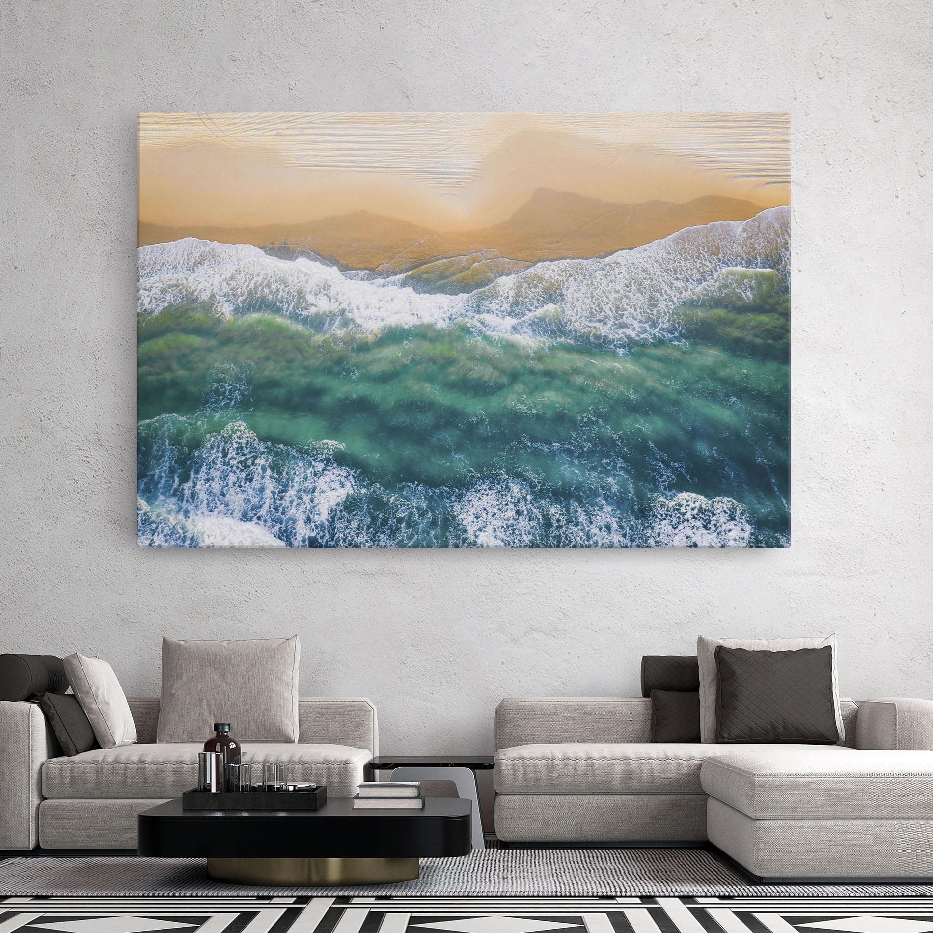 Leinwandbild Summer Wave mockup 2