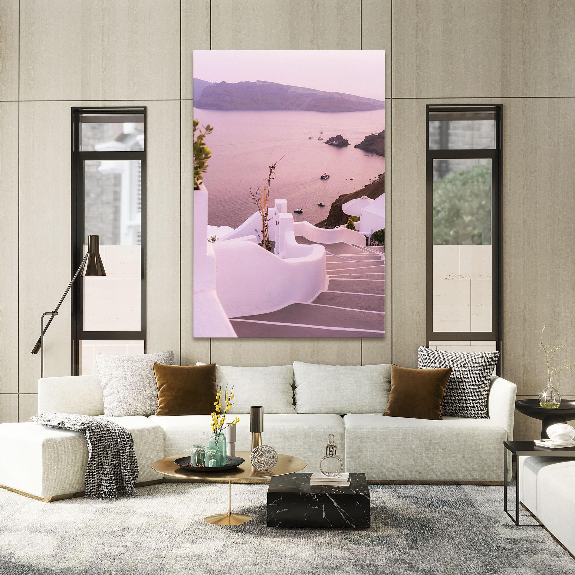 Leinwandbild Grece Strairs mockup 2