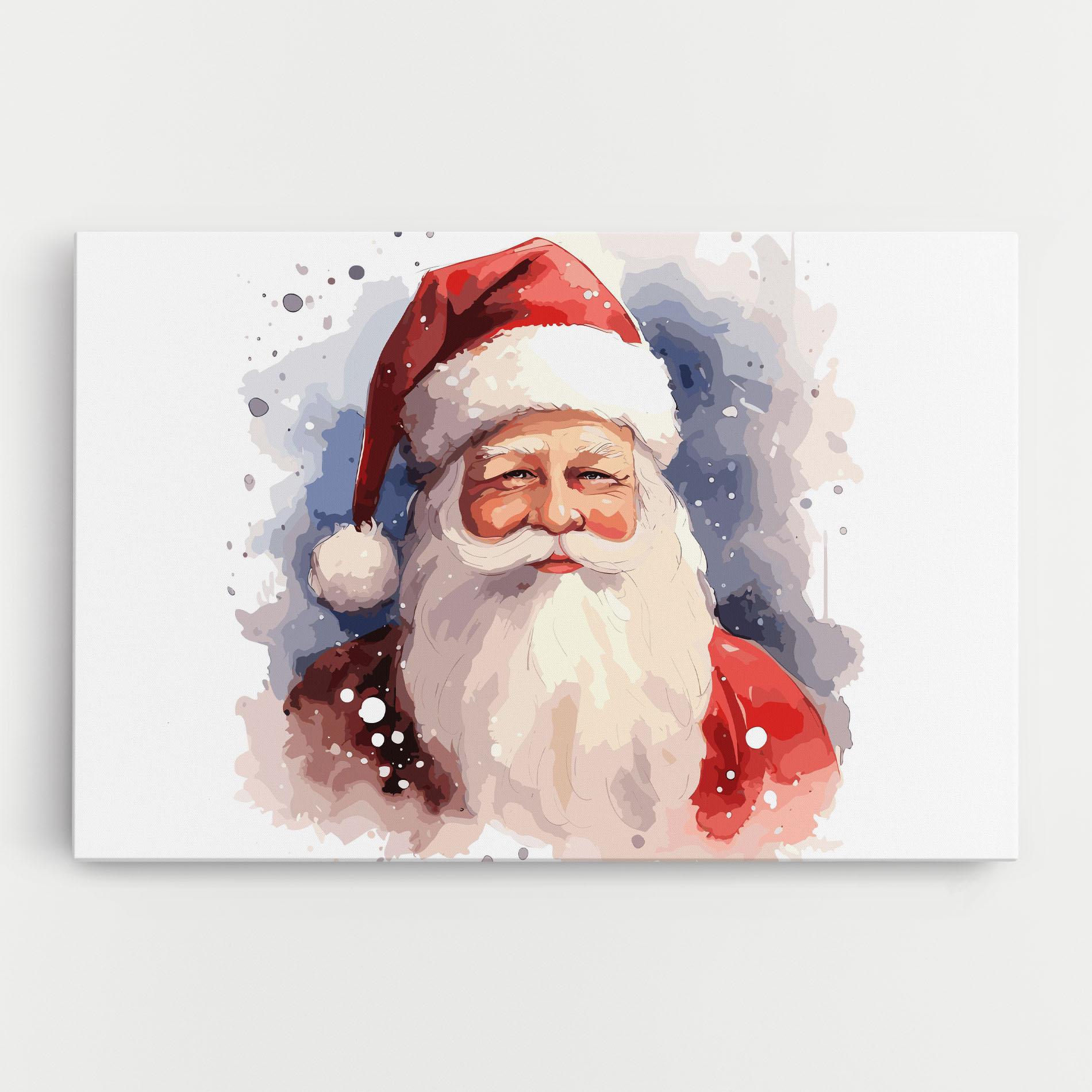 Leinwandbild Cute Santa mockup 0