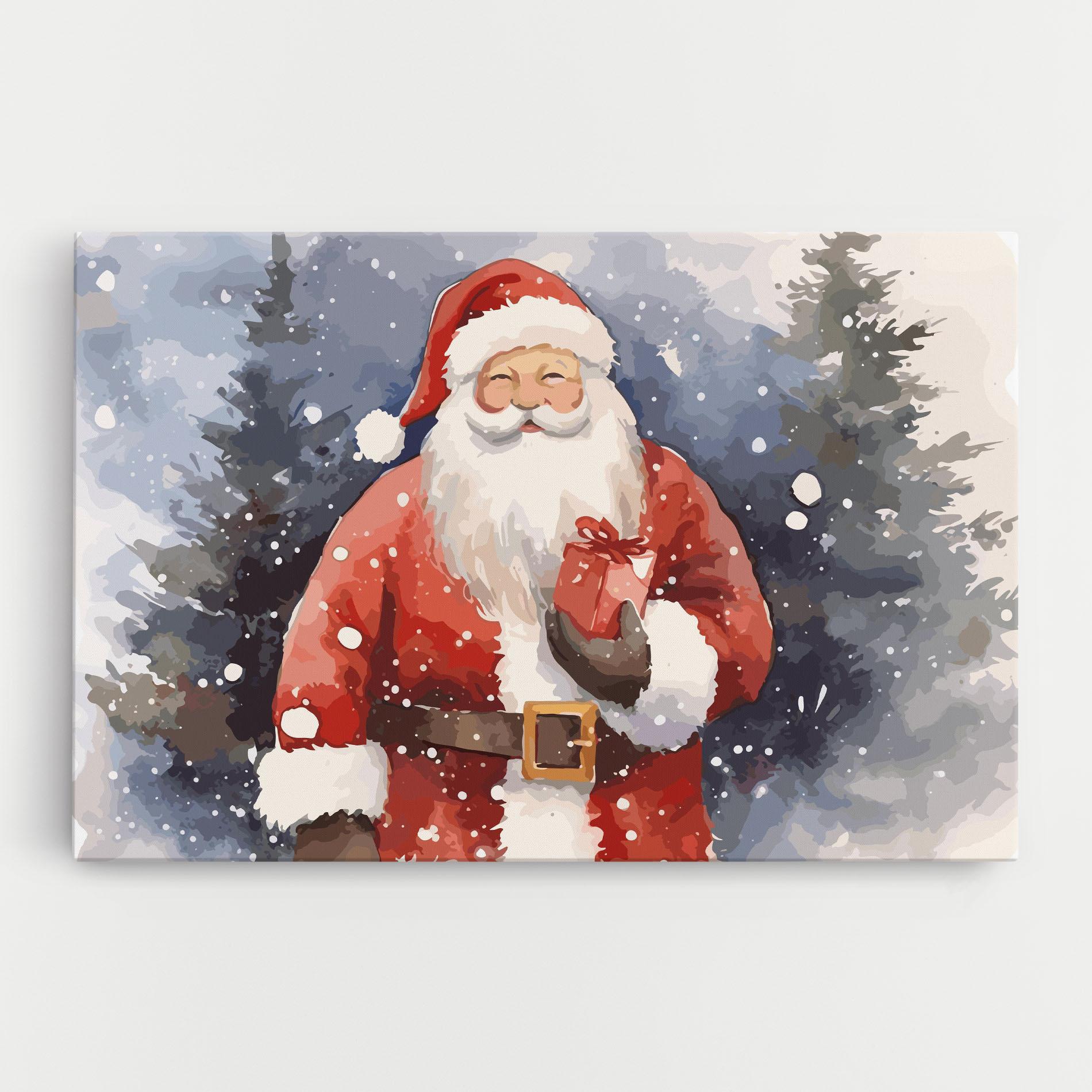 Leinwandbild Holding Gift mockup 0