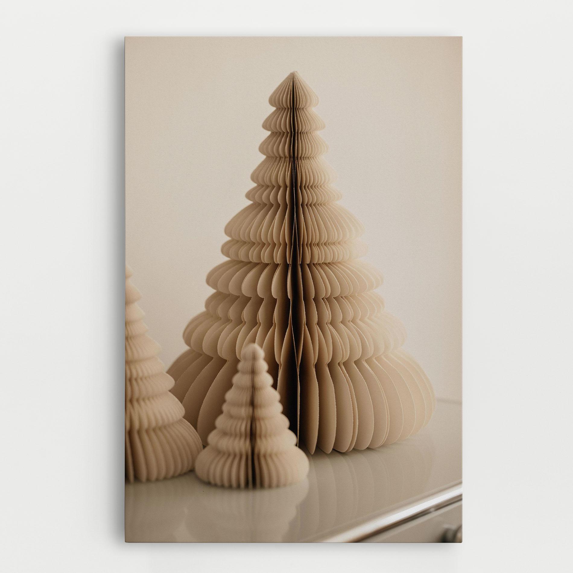 Leinwandbild Paper Tree mockup 0