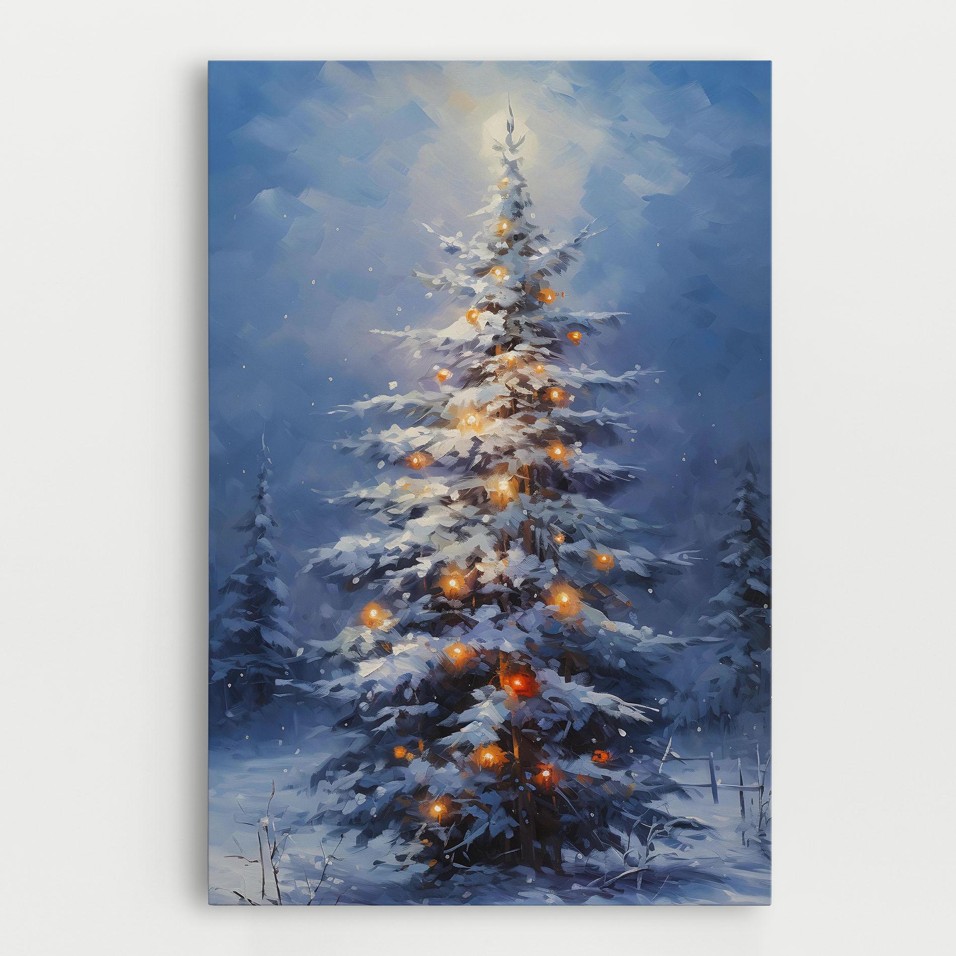 Leinwandbild Tall Slender Tree mockup 0