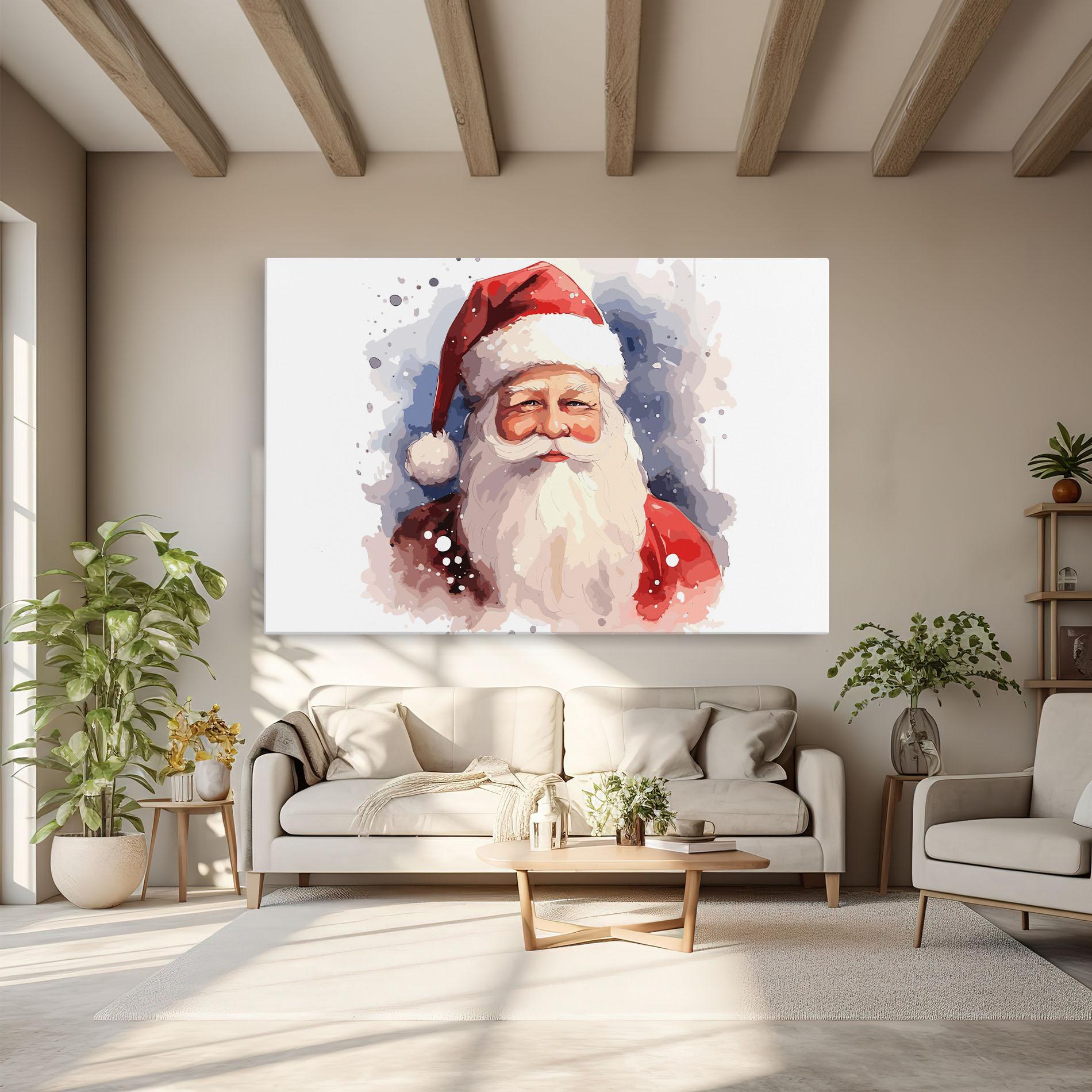 Leinwandbild Cute Santa mockup 6