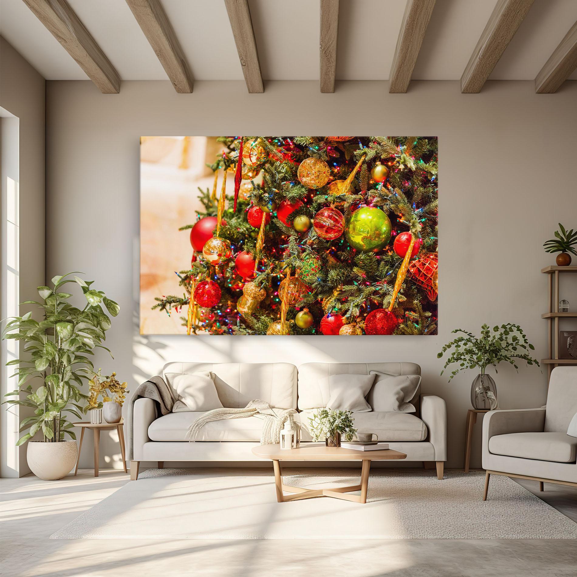 Leinwandbild Multicolor Ornaments mockup 6