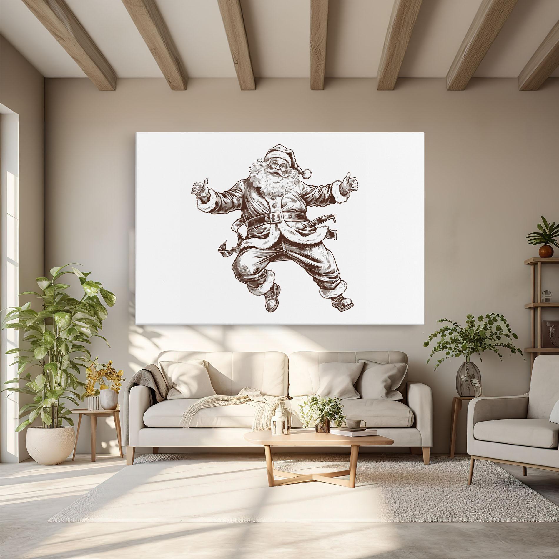 Leinwandbild Santa Ok mockup 6