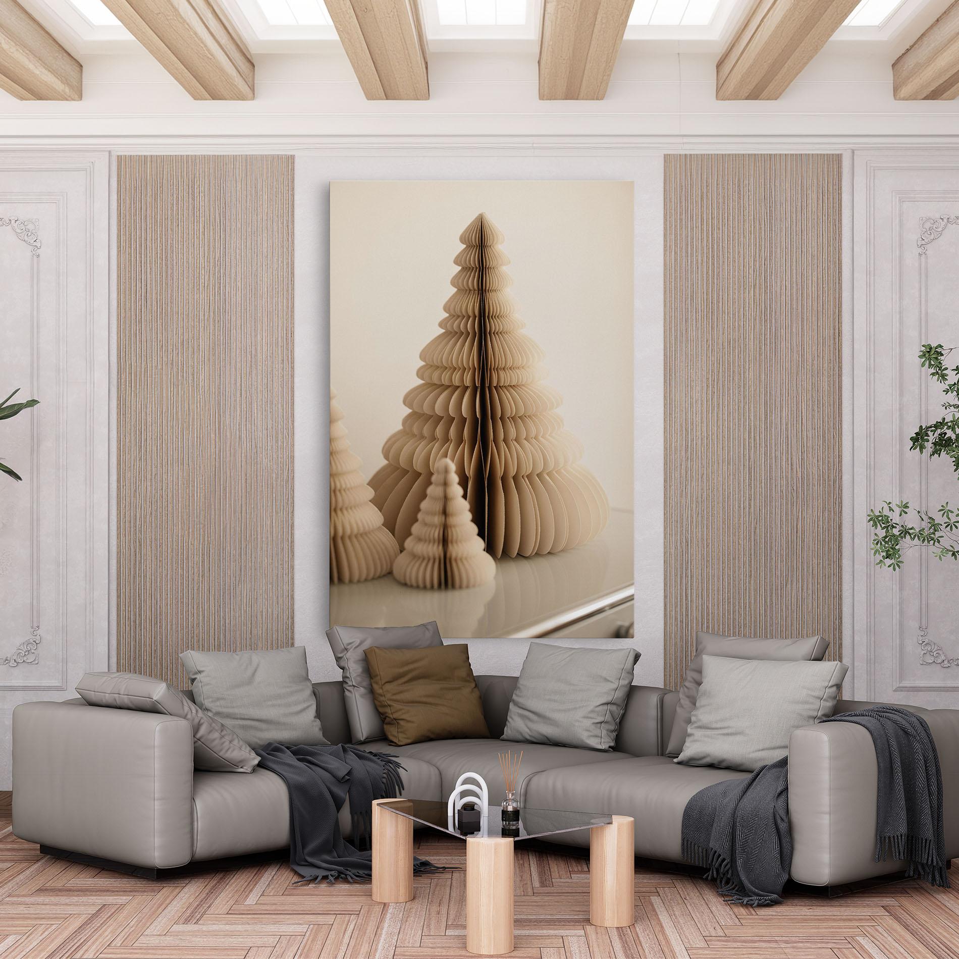 Leinwandbild Paper Tree mockup 6