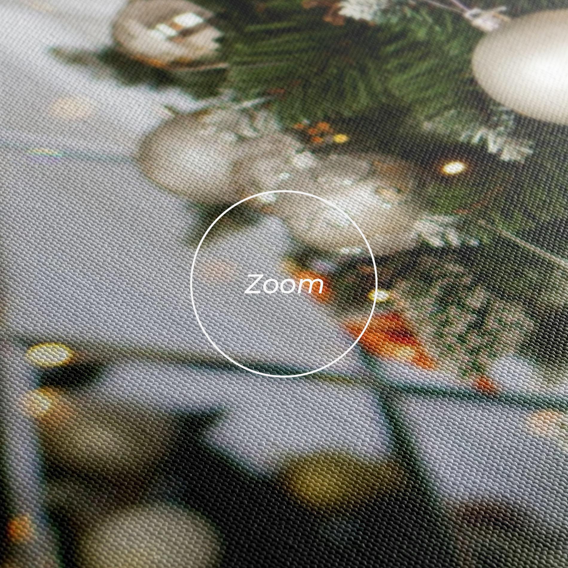 Leinwandbild Christmas Decor Tree mockup 3