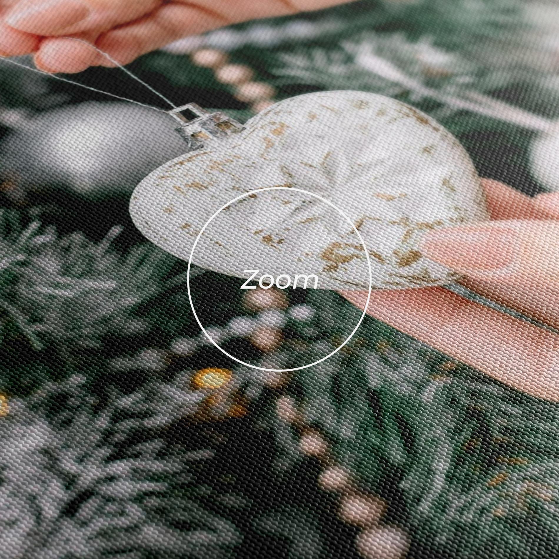 Leinwandbild Christmas Decorations mockup 3