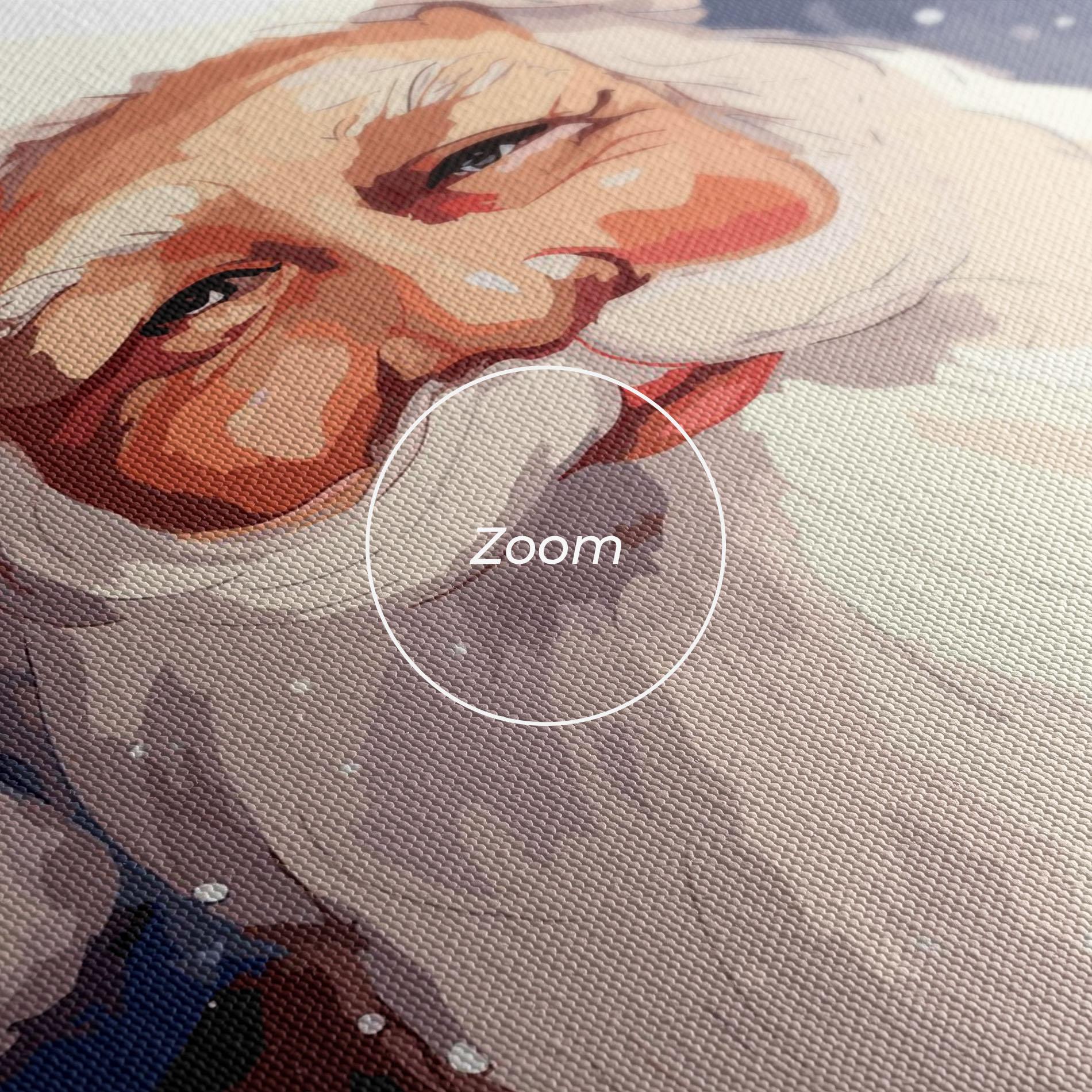 Leinwandbild Cute Santa mockup 3