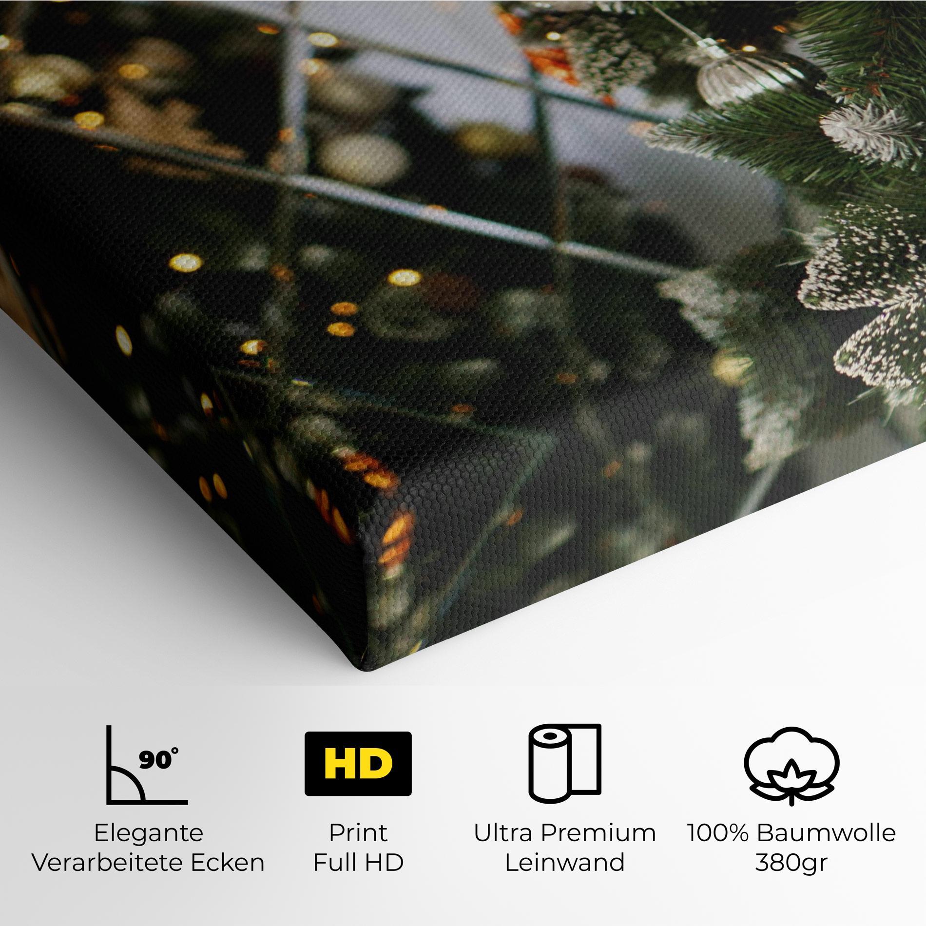 Leinwandbild Christmas Decor Tree mockup 4