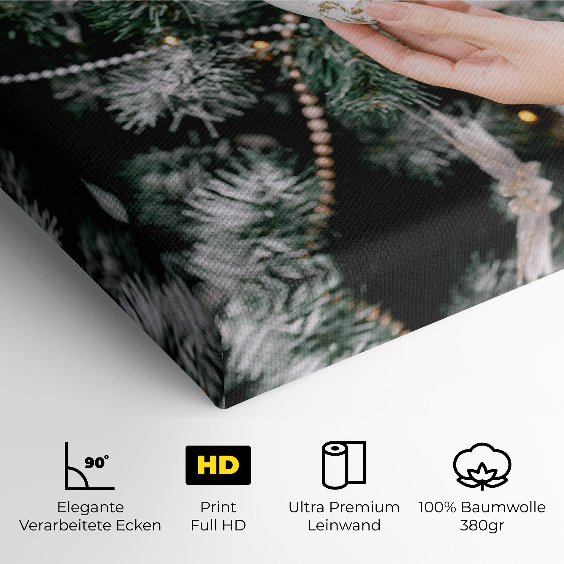 Leinwandbild Christmas Decorations mockup 4