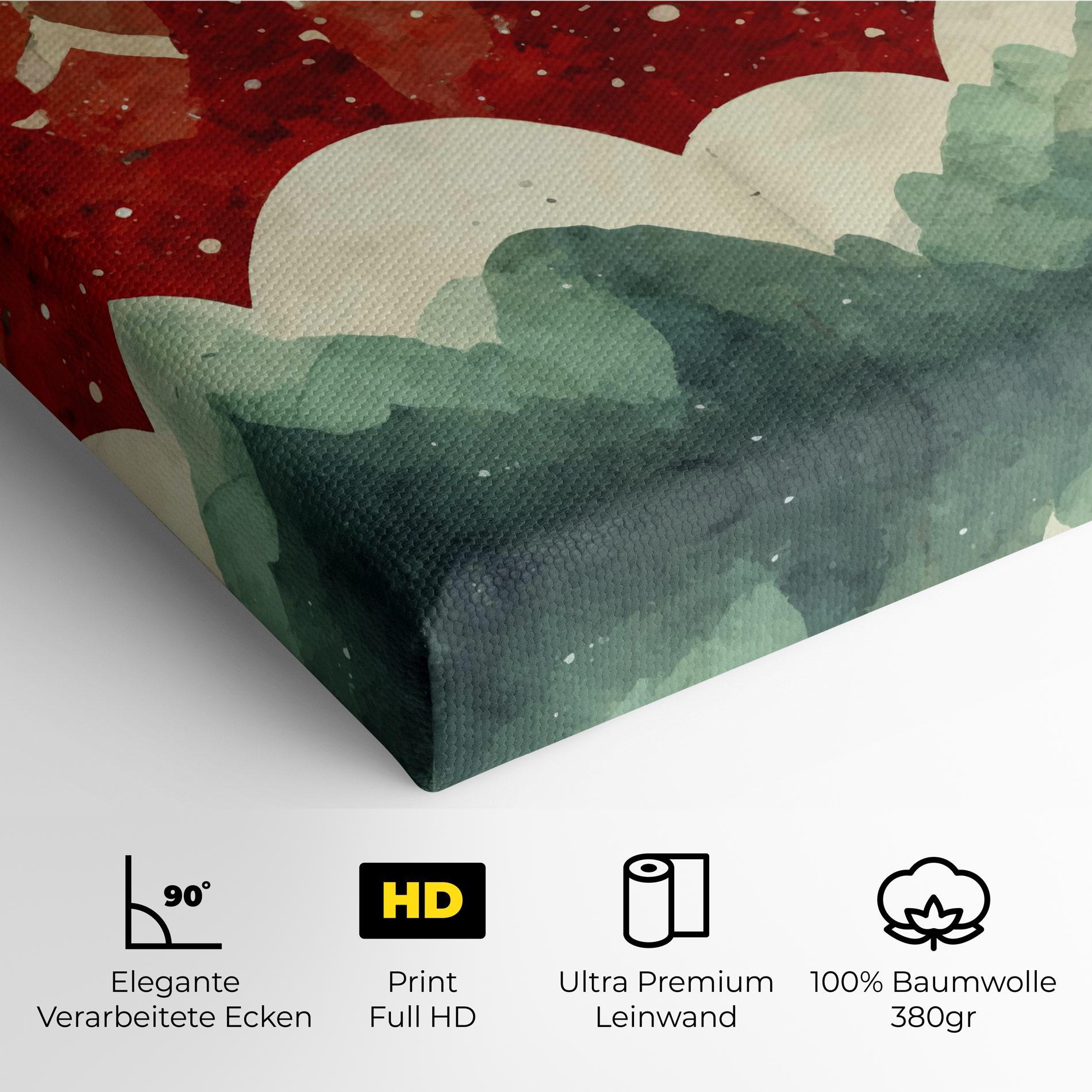 Leinwandbild Christmas Landscape mockup 4