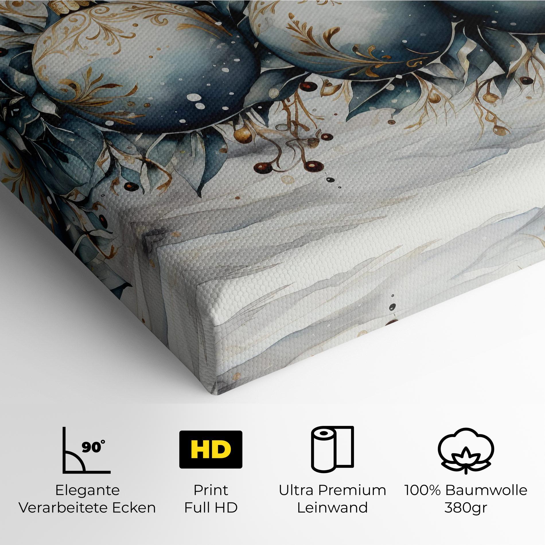 Leinwandbild Christmas Paper mockup 4